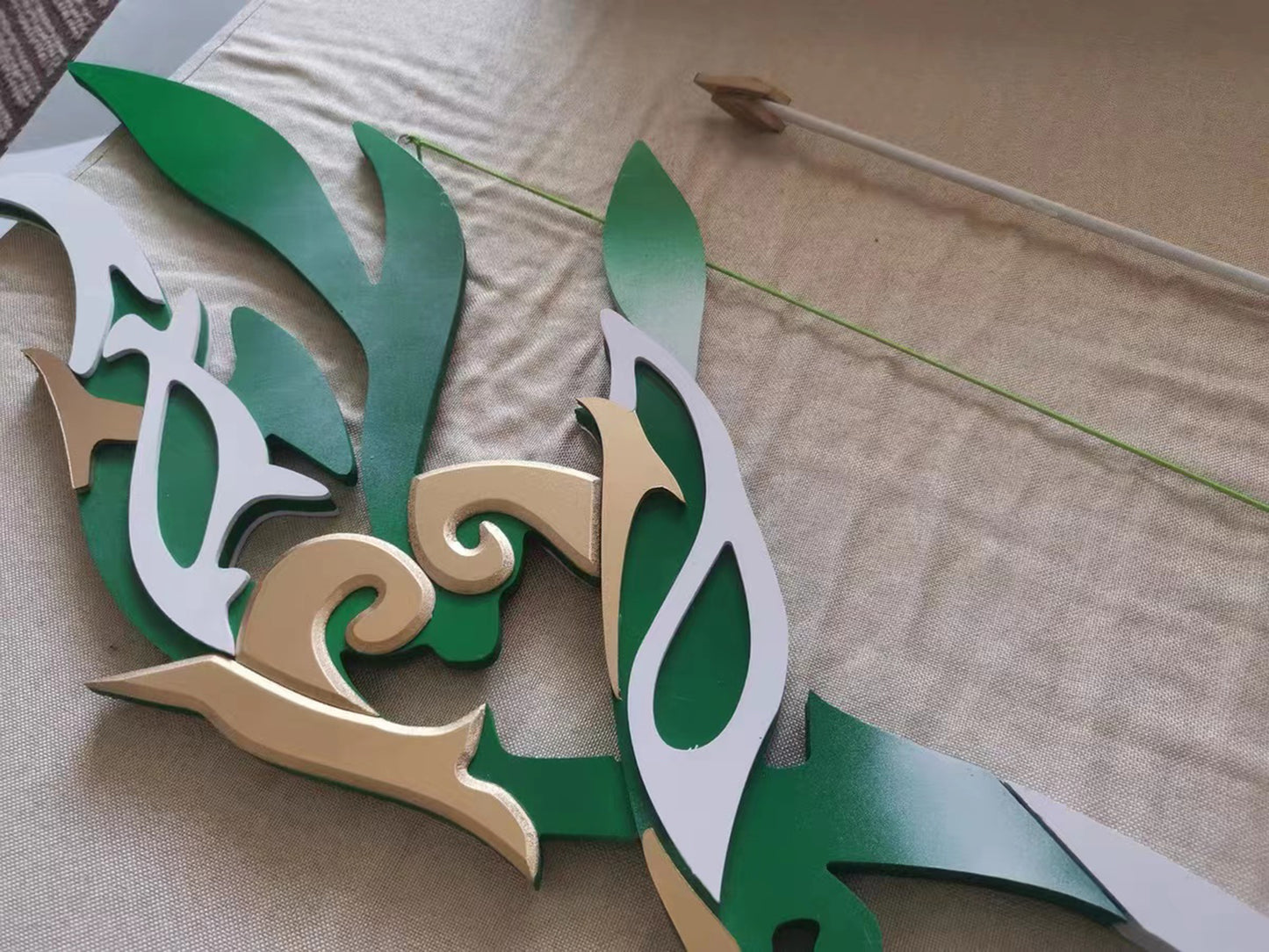 Tighnari Hunters Path Tighnari Weapon Wood Bow and Arrow Genshin Impact Weapon Cosplay Accessories Other Cosplay Prop