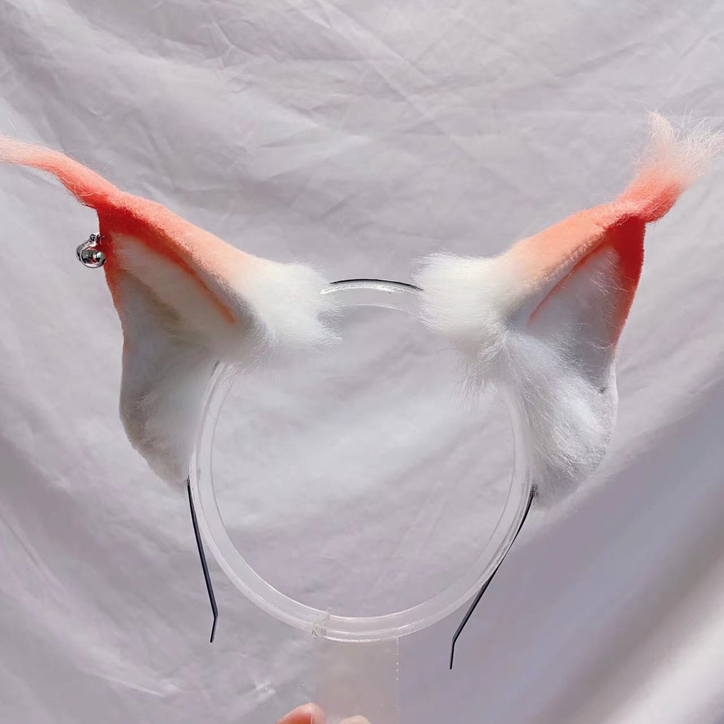 Cosplay Fox Ears Kit Cos Fox Headband Wolf Ears Hairband Cosplay Animal Costume Accessories Custom Ears Furry Ears Faux Fur