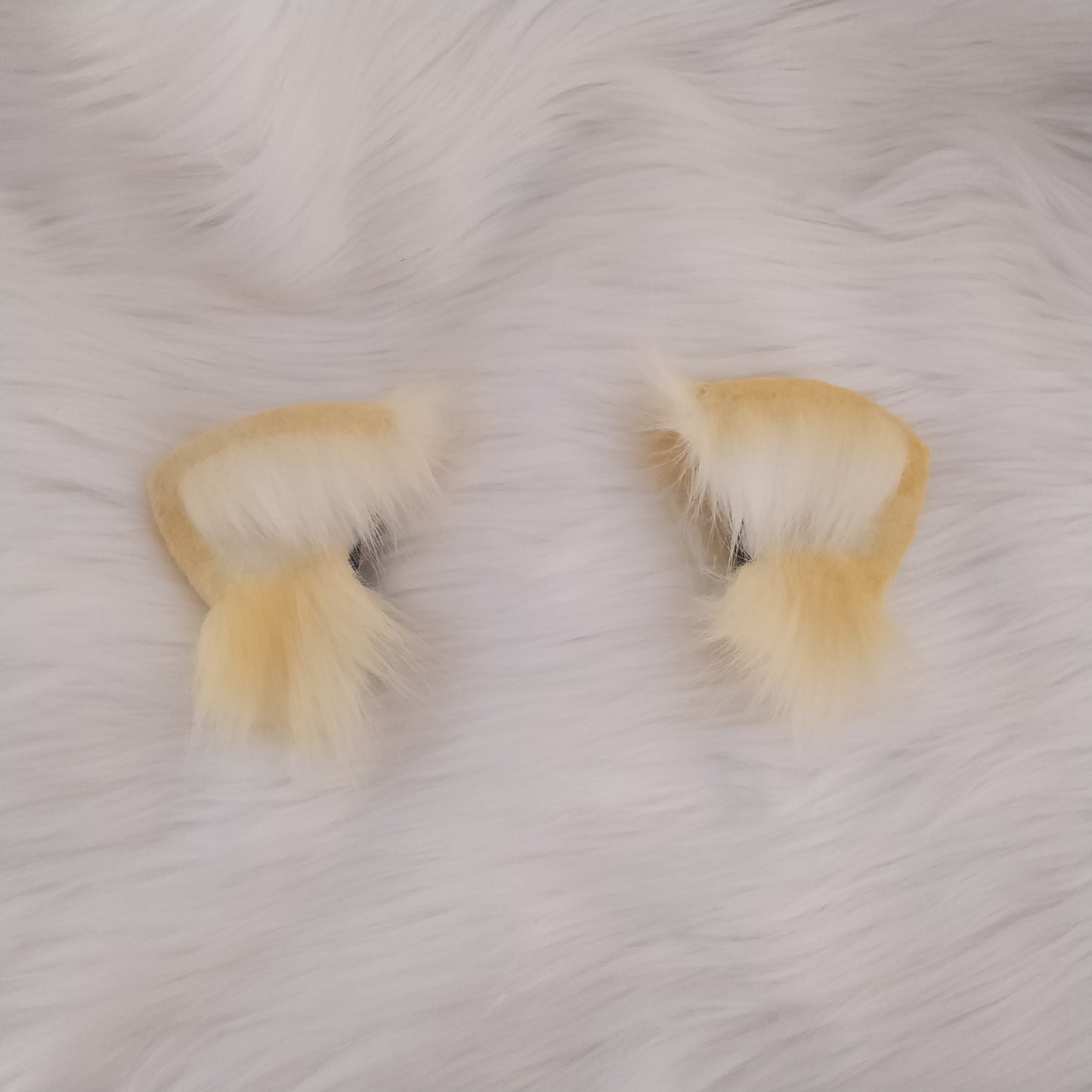 Cosplay Cream Cat Heaband Cosplay Fluffy Cat Headdress Hairband Cat Ears Costume Accessories Furry Ears Faux Fur Custom Animal Ears