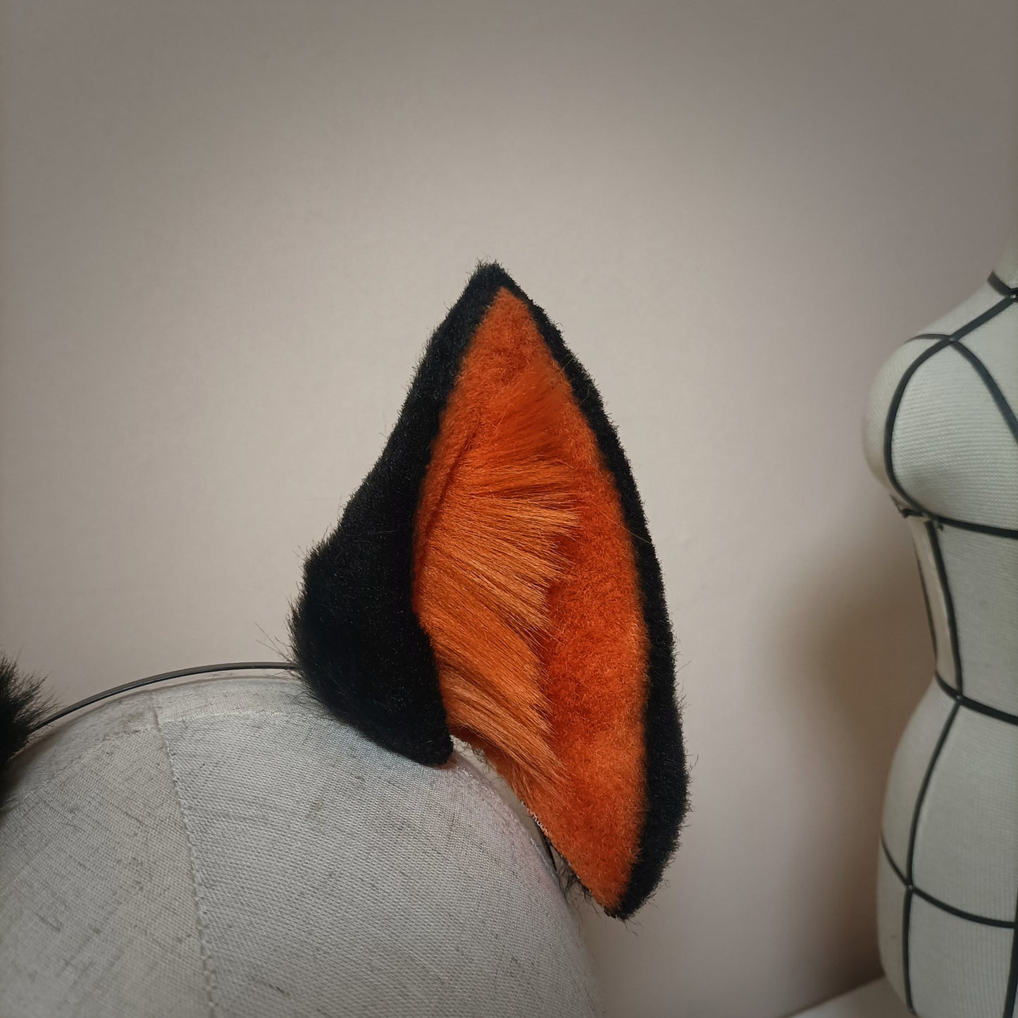 Cosplay Orange Fox Headband Kit Cosplay Fox Ears Headband Cosplay Hairband Cosplay Animal Custom Ears