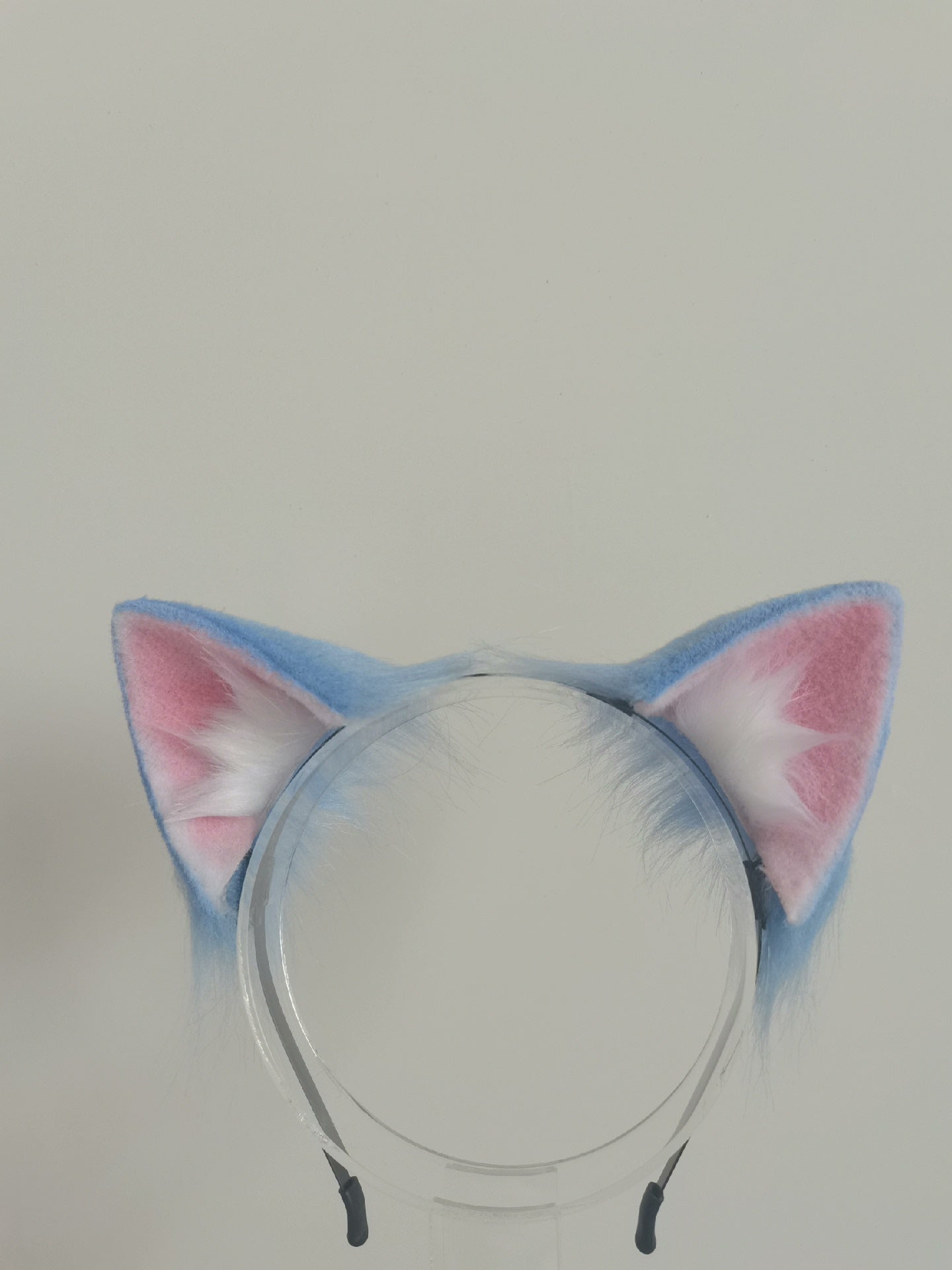 Cosplay Ram Rem Ears Rem Headband Cat Ears Kit Cosplay Blue Headdress Furry Rem Hairband Costume Accessories Custom Animal Ears