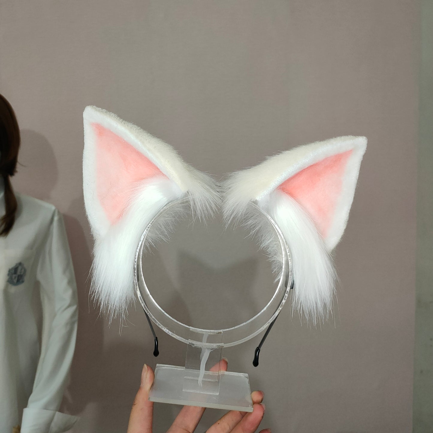 Cosplay Ahri KDA Ears Kit Cosplay Headdress Hairband Cosplay Fox Costume Accessories Custom Animal Ears