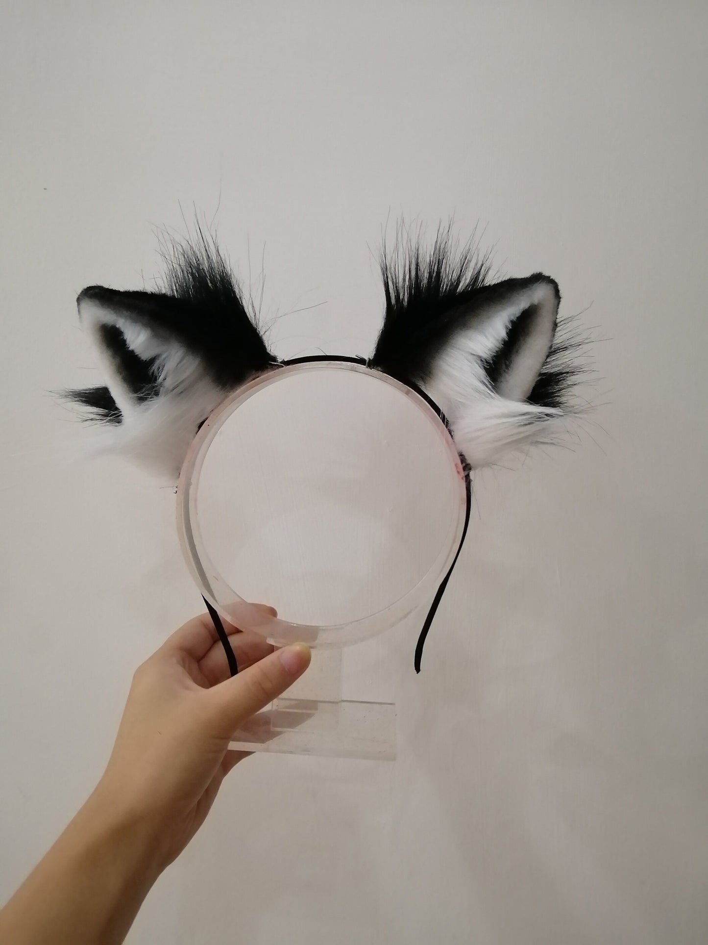 Cosplay Cat Heaband Cosplay Black Cat Headdress Hairband Cat Ears Costume Accessories Furry Ears