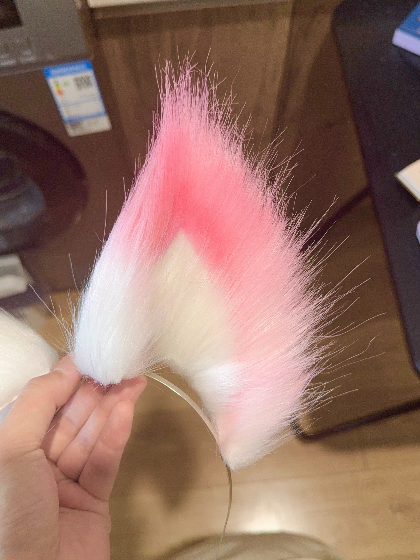 Cosplay Naraka:Blade Point Fox Ears Cosplay Red Fox Hairclips Cosplay Wolf Costume Accessories Animal Ears Faux Wolf Ears