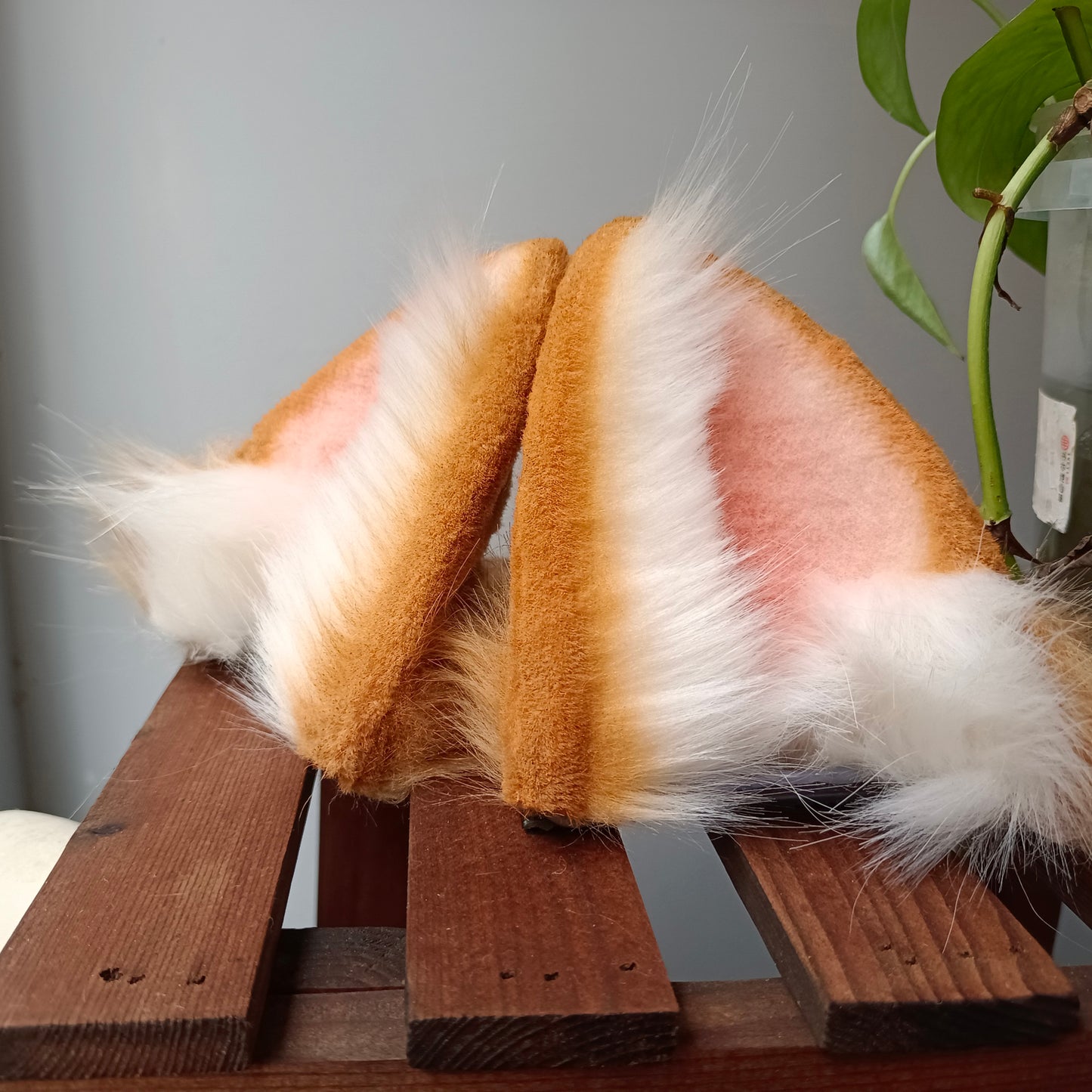 Cosplay Gorou Ears Shiba Inu headband Cosplay Genshin Impact Headdress Hairclips Cosplay Dog Costume Accessories Custom Animal Ears Furry Ears Faux Fur