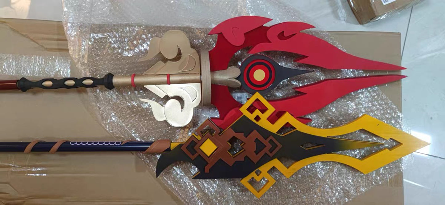 Vortex Vanquisher Weapon Zhongli Weapon Genshin Impact Weapon Cosplay Accessories Other Cosplay Prop