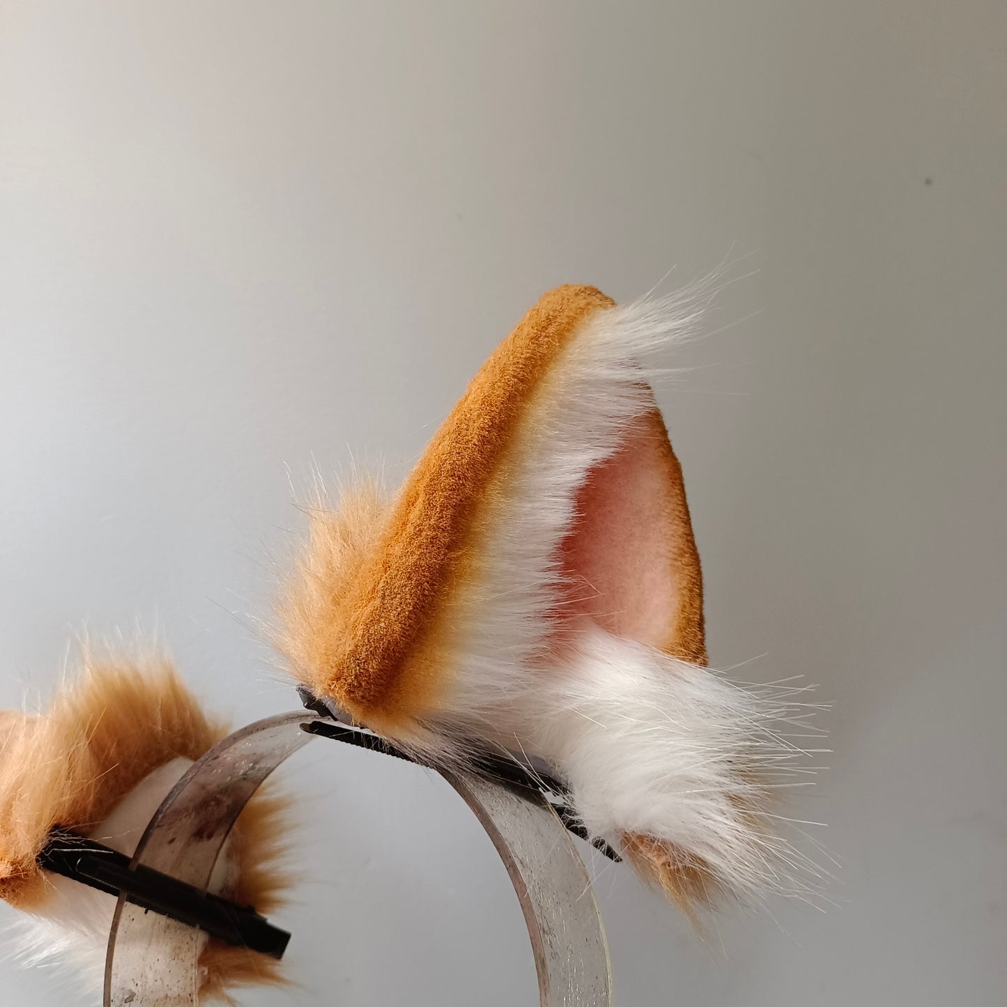 Cosplay Gorou Ears Shiba Inu headband Cosplay Genshin Impact Headdress Hairclips Cosplay Dog Costume Accessories Custom Animal Ears Furry Ears Faux Fur