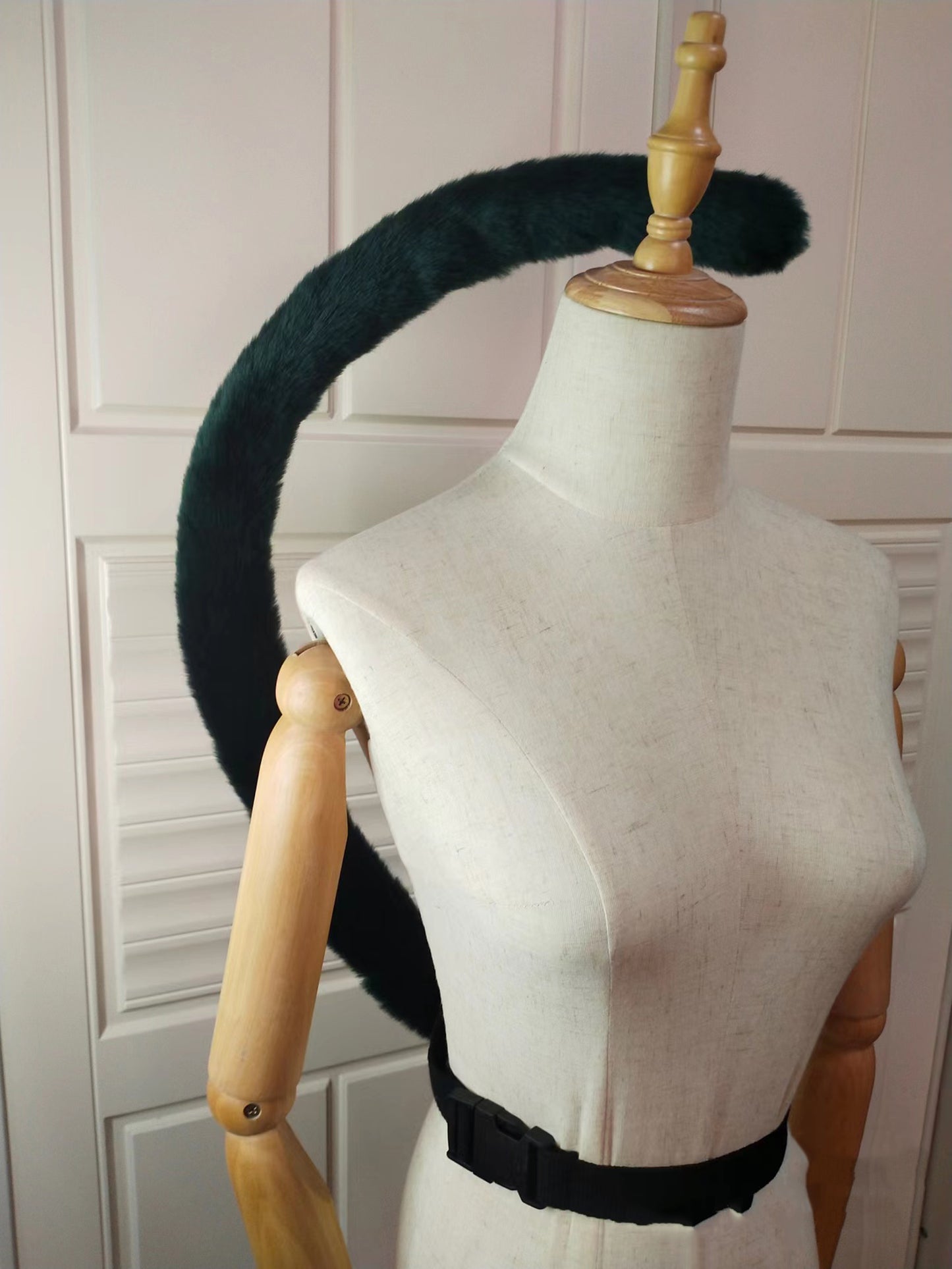 Cosplay Cat Ears Tail Kit Cosplay Headdress Hairband Genshin Impact Xiao Cat Ears Costume Accessories Custom Animal Ears
