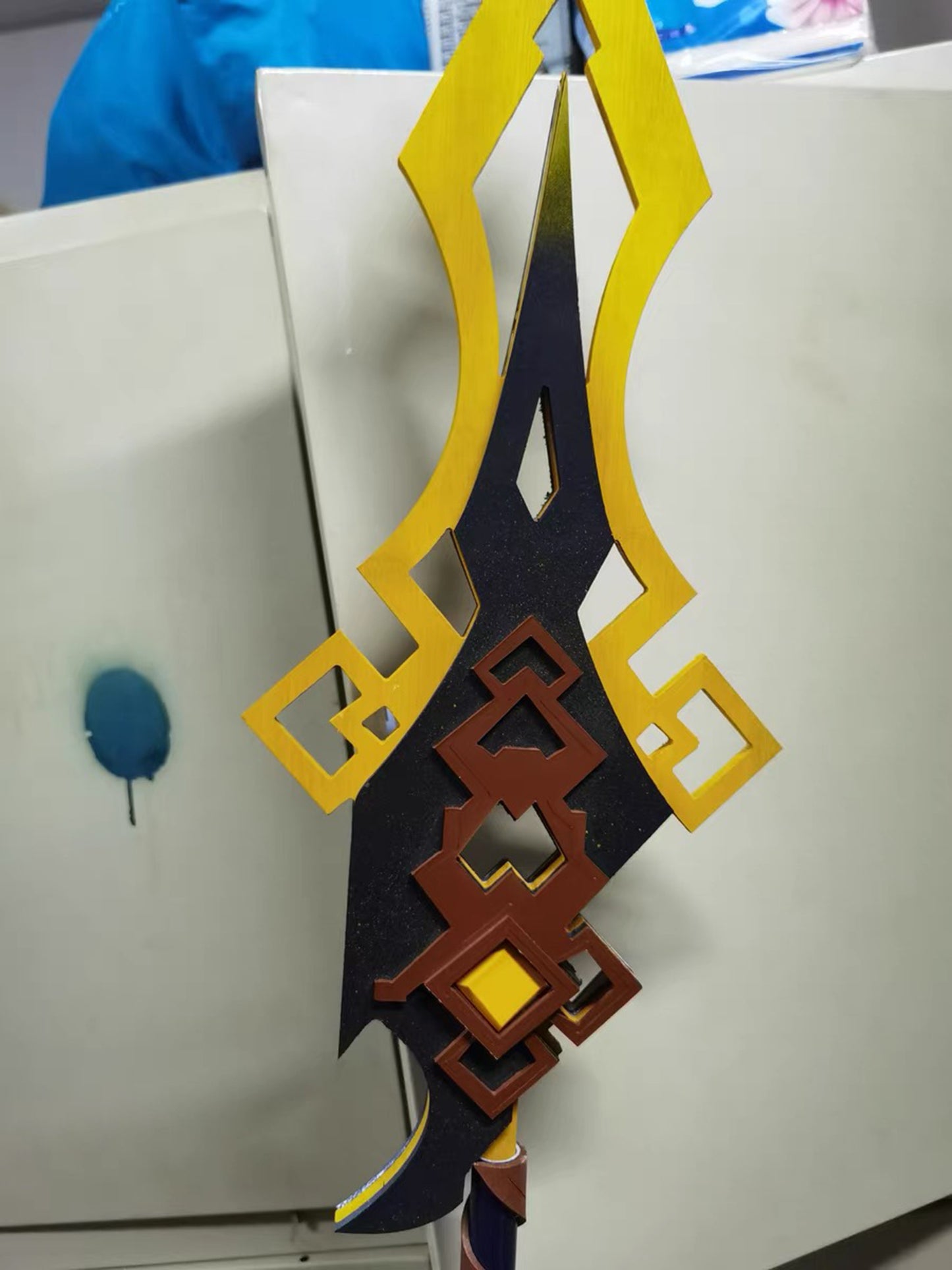 Vortex Vanquisher Weapon Zhongli Weapon Genshin Impact Weapon Cosplay Accessories Other Cosplay Prop