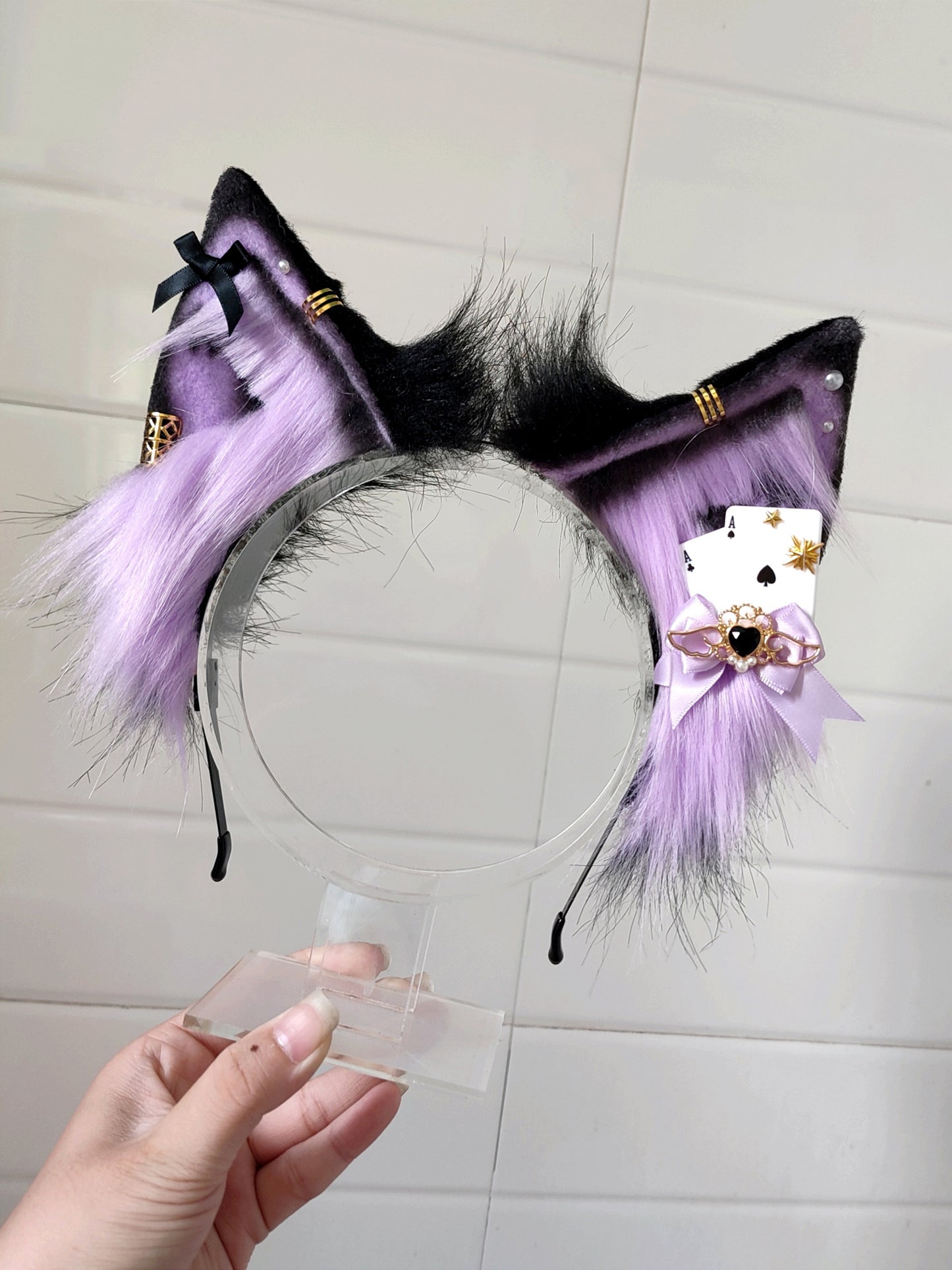 Cosplay Fox Headband Kit Cosplay Fox Ears Headband Cosplay Hairband Cosplay Animal Custom Ears Furry Ears Costume Accessories Faux Fur