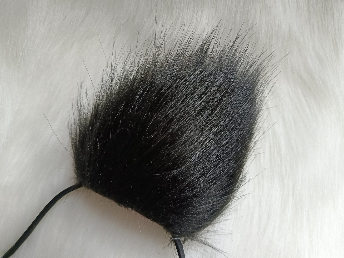 Cosplay Fox Ears Kit Cosplay Dog Black Pink Headband Hairband Cosplay Animal with Accessories Costume Accessories