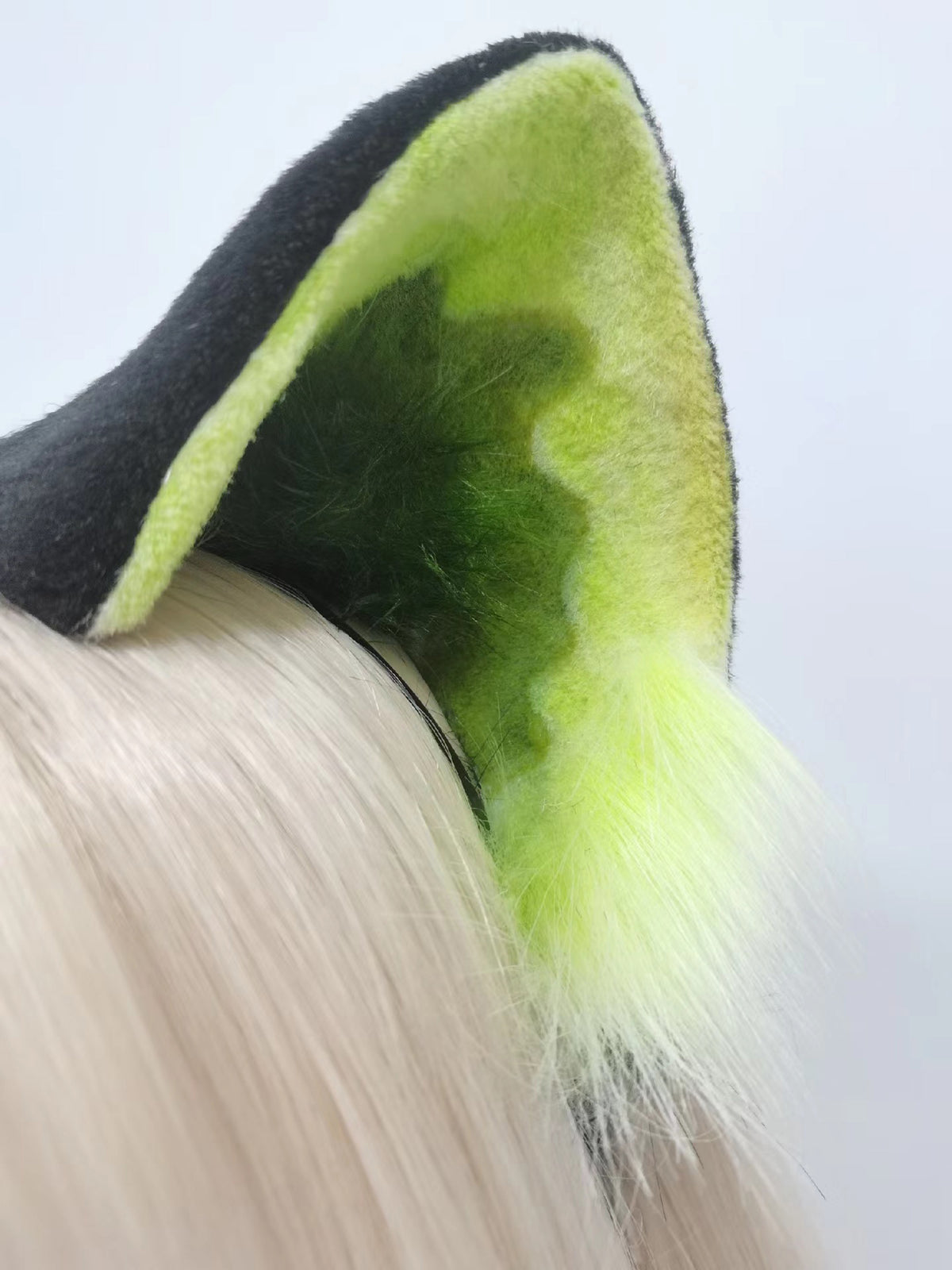 Cosplay Arknights Ears Kit Cosplay Green Fox Headband Hairband Cosplay Animal Costume Accessories