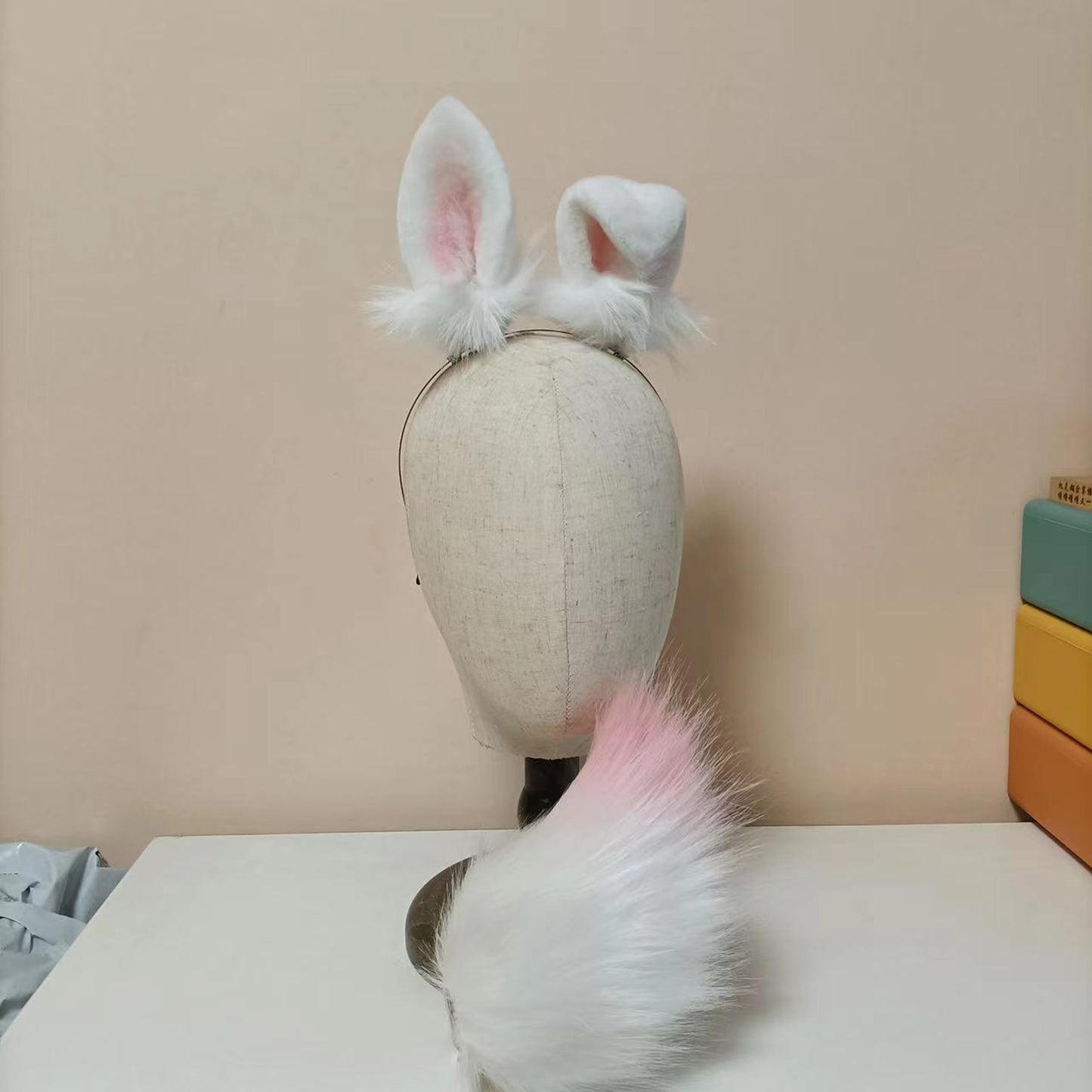 Cosplay Rabbit Ears Bunny Headband Cosplay White Rabbit Headclip Hairband Cosplay Bunny Ears Costume Accessories