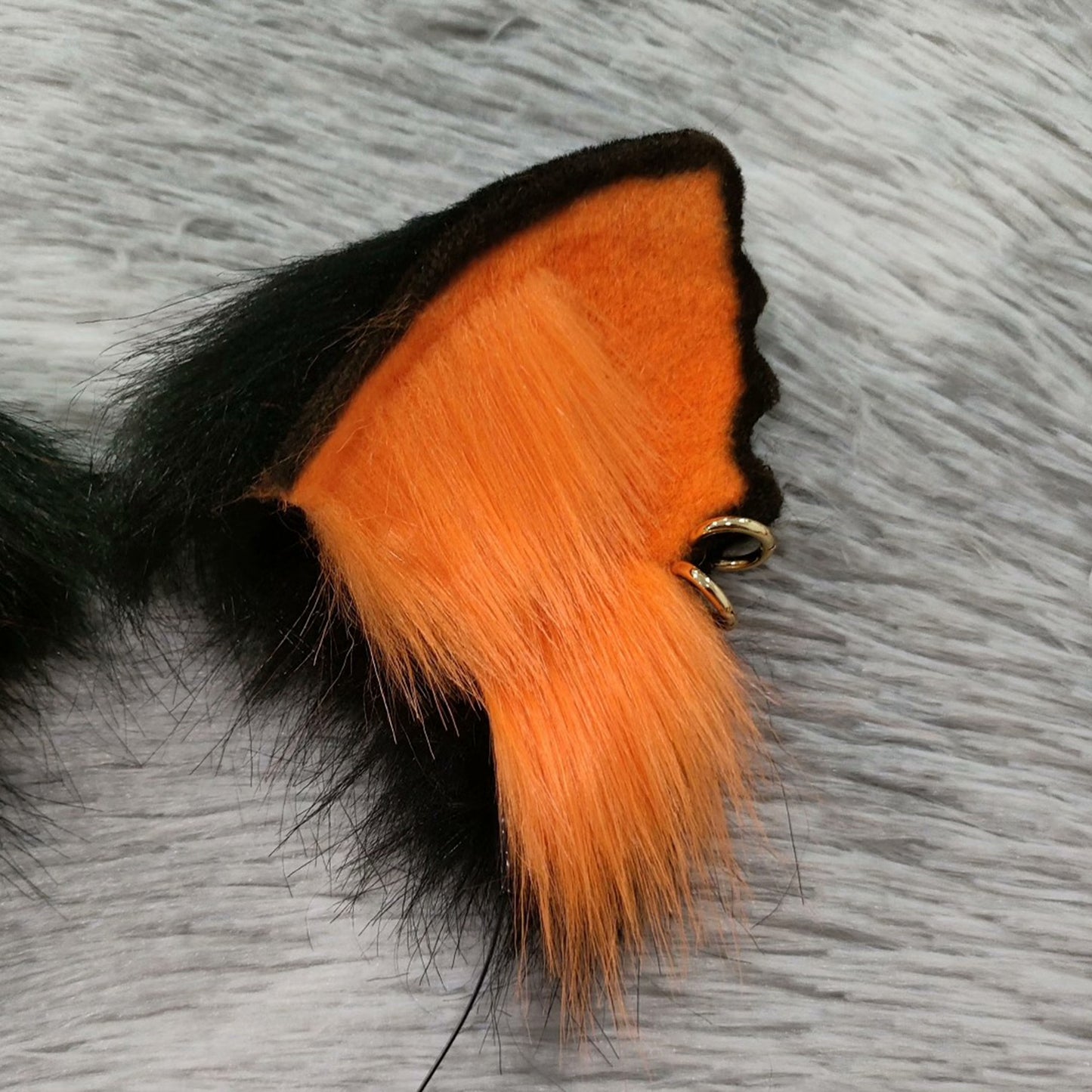 Cosplay Fox Ears Cosplay Fox Hairband Cosplay Orange Ears with Accessories Costume Cosplay Cat Accessories Custom Animal Ears Furry Ears Faux Fur