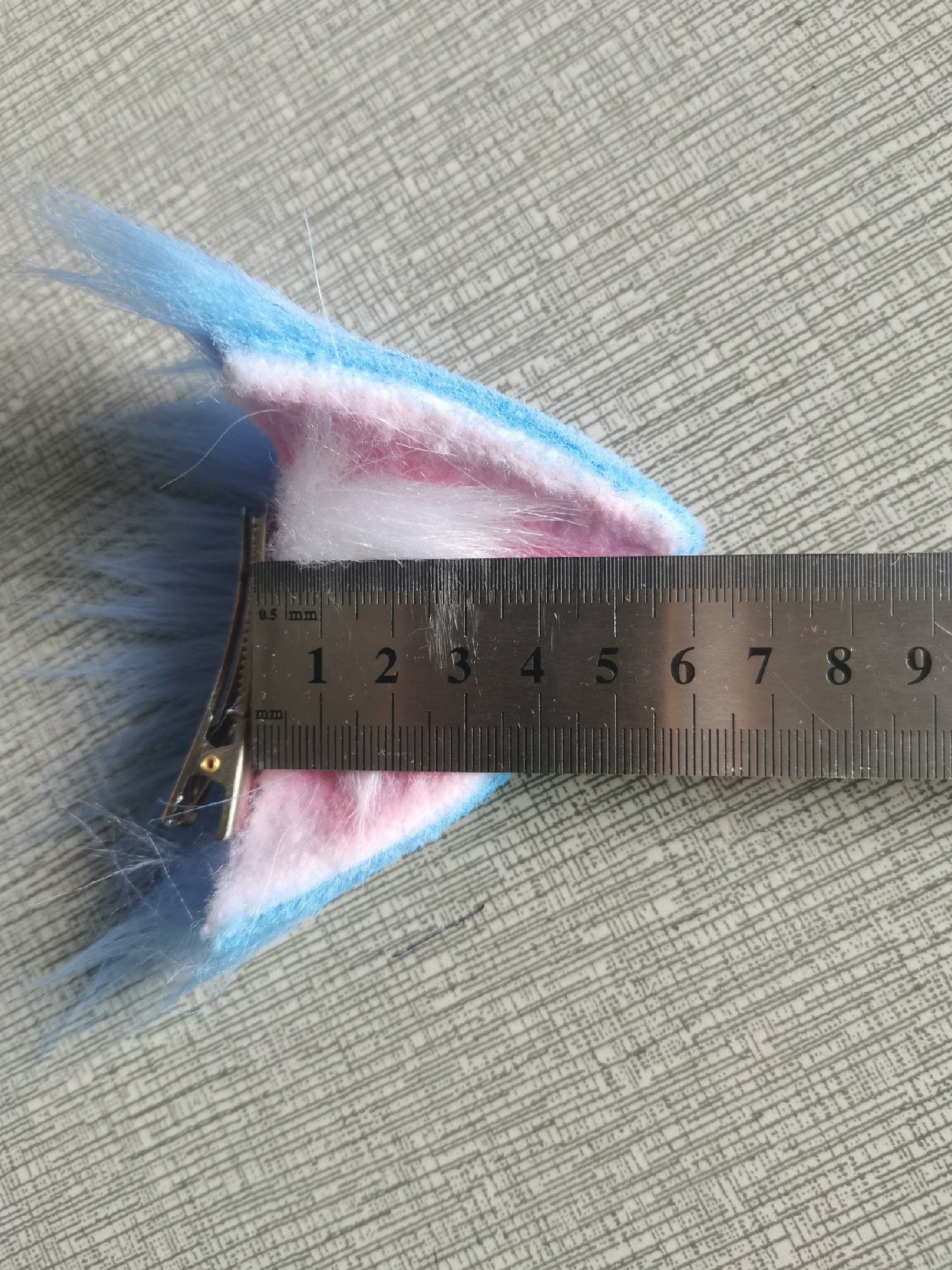Cosplay Ram Rem Ears Rem Headband Cat Ears Kit Cosplay Blue Headdress Furry Rem Hairband Costume Accessories Custom Animal Ears