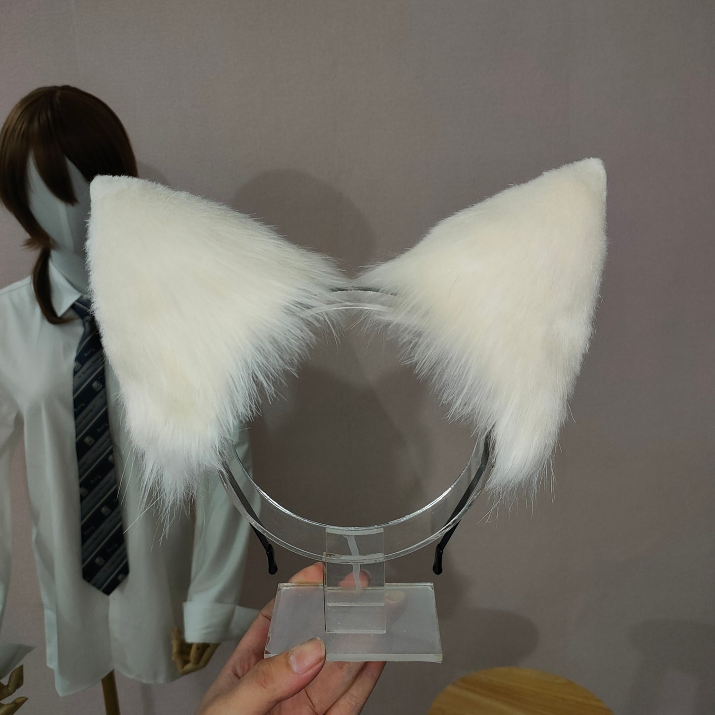 Cosplay Ahri KDA Ears Kit Cosplay Headdress Hairband Cosplay Fox Costume Accessories Custom Animal Ears