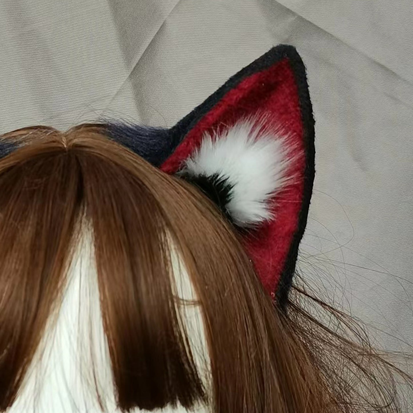 Cosplay Texas Fox Ears Tail Kit Cosplay Headdress Hairband Cosplay Fox Costume Accessories