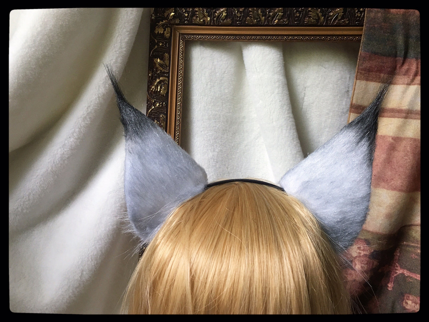 Cosplay Lappland Ears Fox Ears Headband Kit Cosplay Headdress Hairband Cosplay Fox Costume Accessories Custom Animal Ears