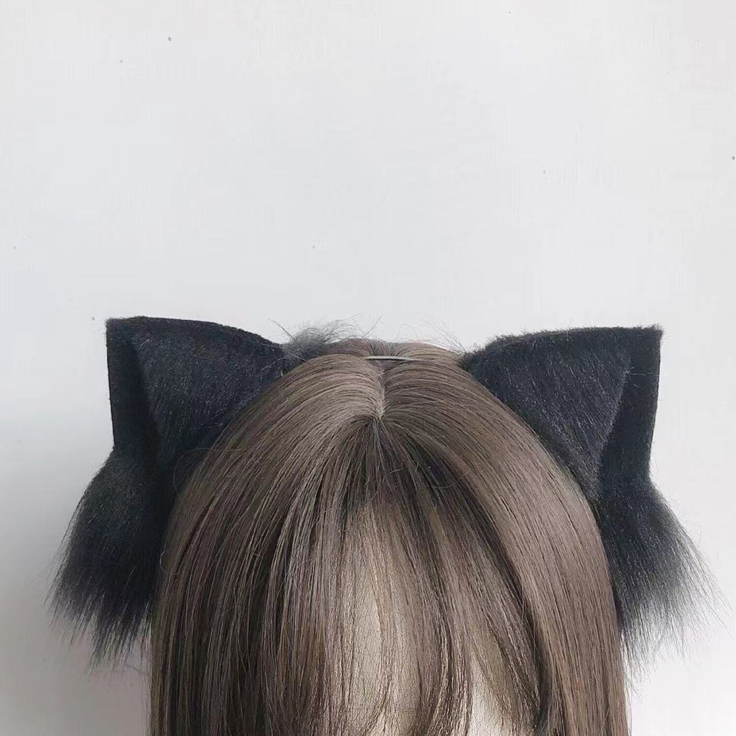 Cosplay Cat Ears Cosplay Black Cat Headband Hairband White Cat Ears Costume Accessories Custom Animal Ears