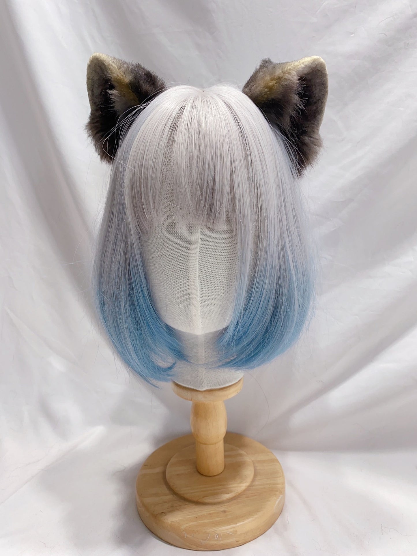 Cosplay Raccoon Ears Tail Kit Raccoon headband Cosplay Bear Headdress Hairclips Cosplay Cat Costume Accessories Custom Animal Ears Furry Ears Faux Fur