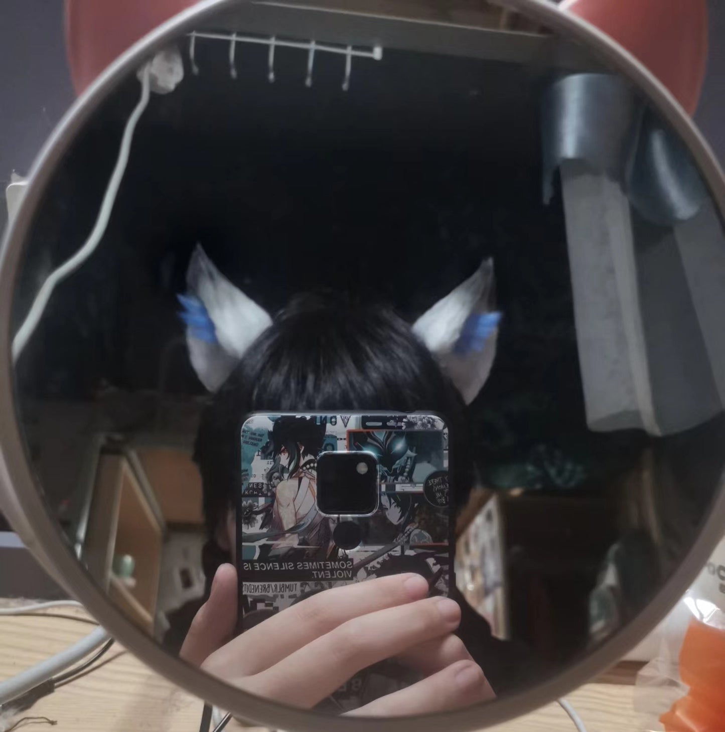 Cosplay Fox Ears Headband Kit Cosplay Lappland Headdress Hairband Cosplay Fox Costume Accessories
