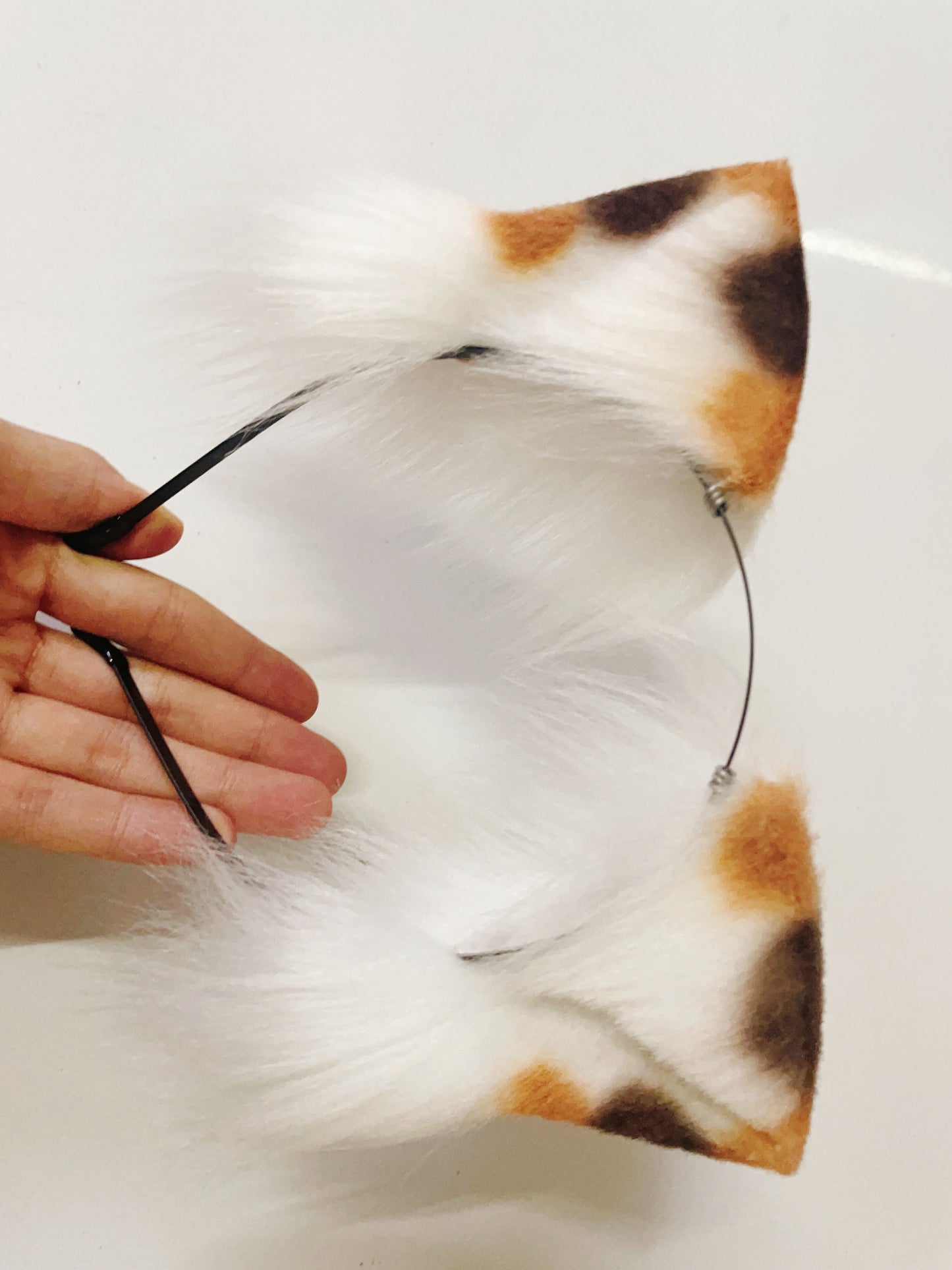 Cosplay Cat Ears Tail Kit Cosplay Headdress Hairband Cosplay Calico Cat Costume Accessories