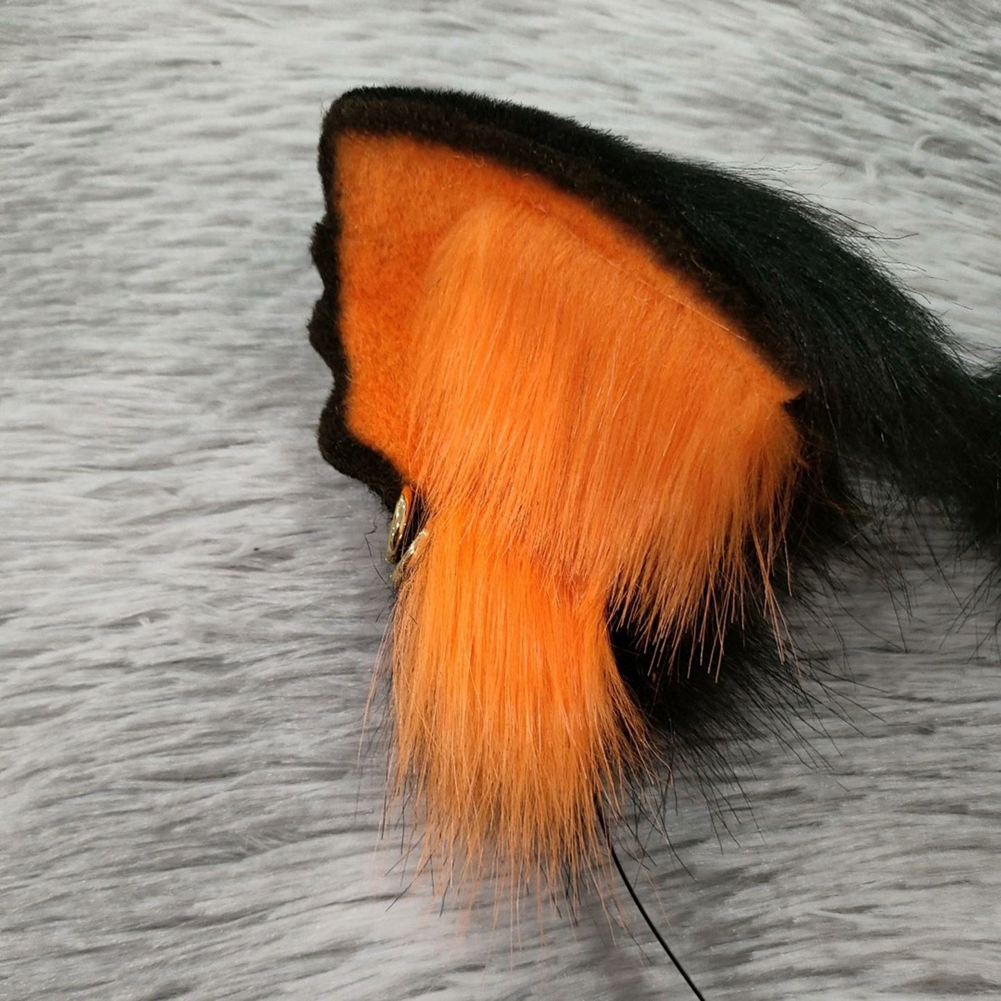 Cosplay Fox Ears Cosplay Fox Hairband Cosplay Orange Ears with Accessories Costume Cosplay Cat Accessories Custom Animal Ears Furry Ears Faux Fur