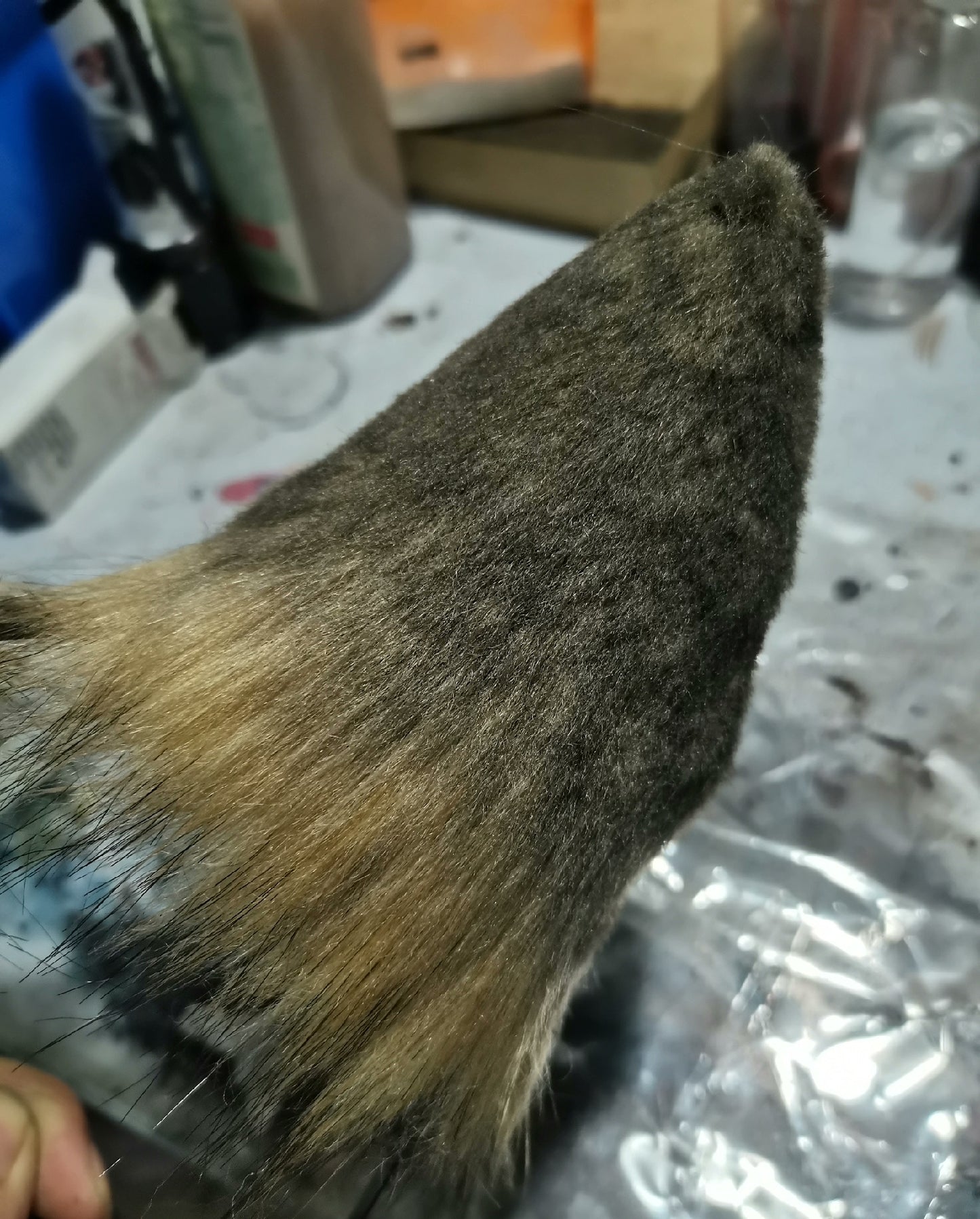 Cosplay Wild Brown Fox Ears Kit Cosplay Wolf Headdress Fox Hairband Fox Ears Costume Accessories Custom Animal Ears Wolf Faux Fur Accessories