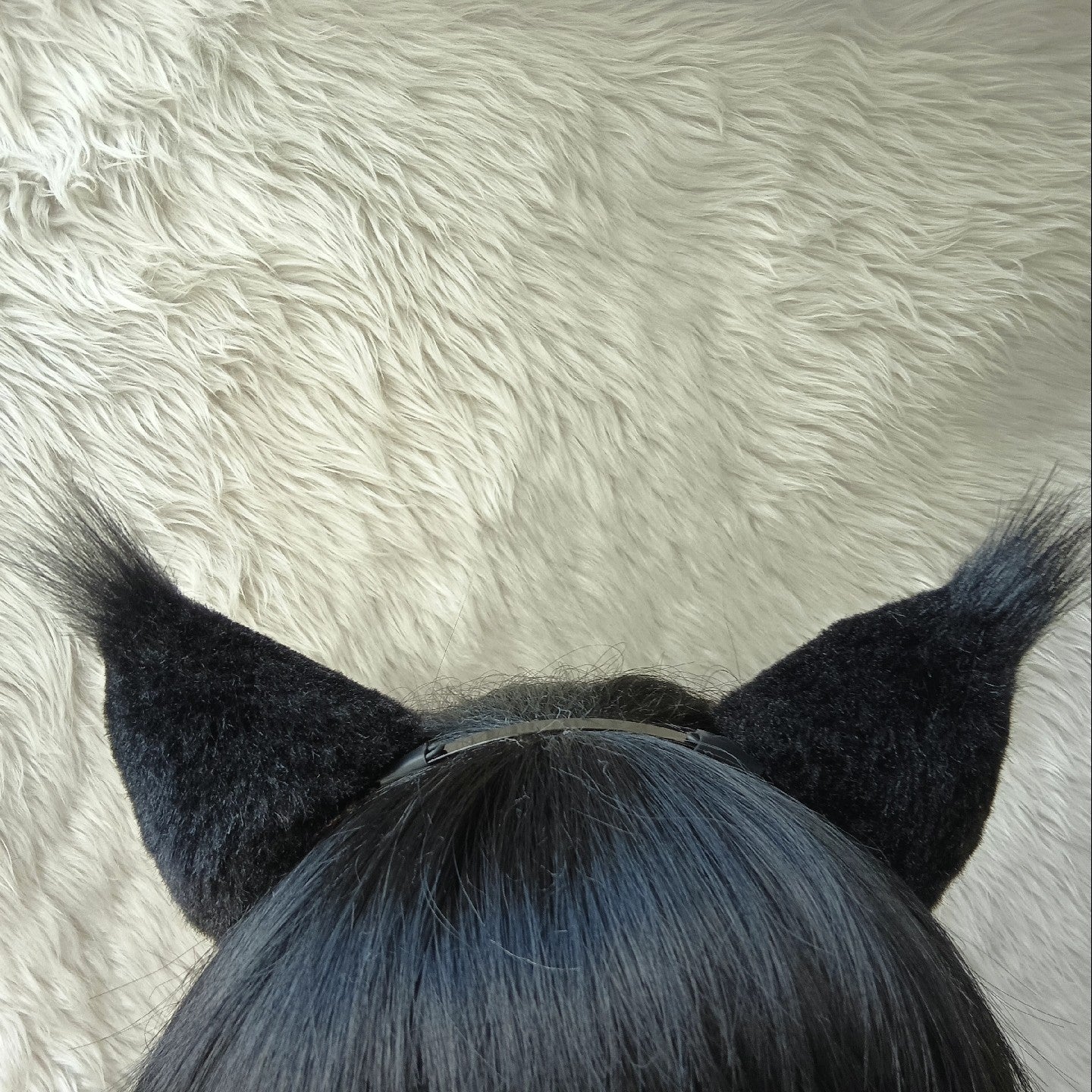 Cosplay Cupid’s Target: Deep Space Ears Kit Cosplay Zayne Black Lynx Headband Wolf Hairband Cosplay Animal Faux Fur Wolf Ears