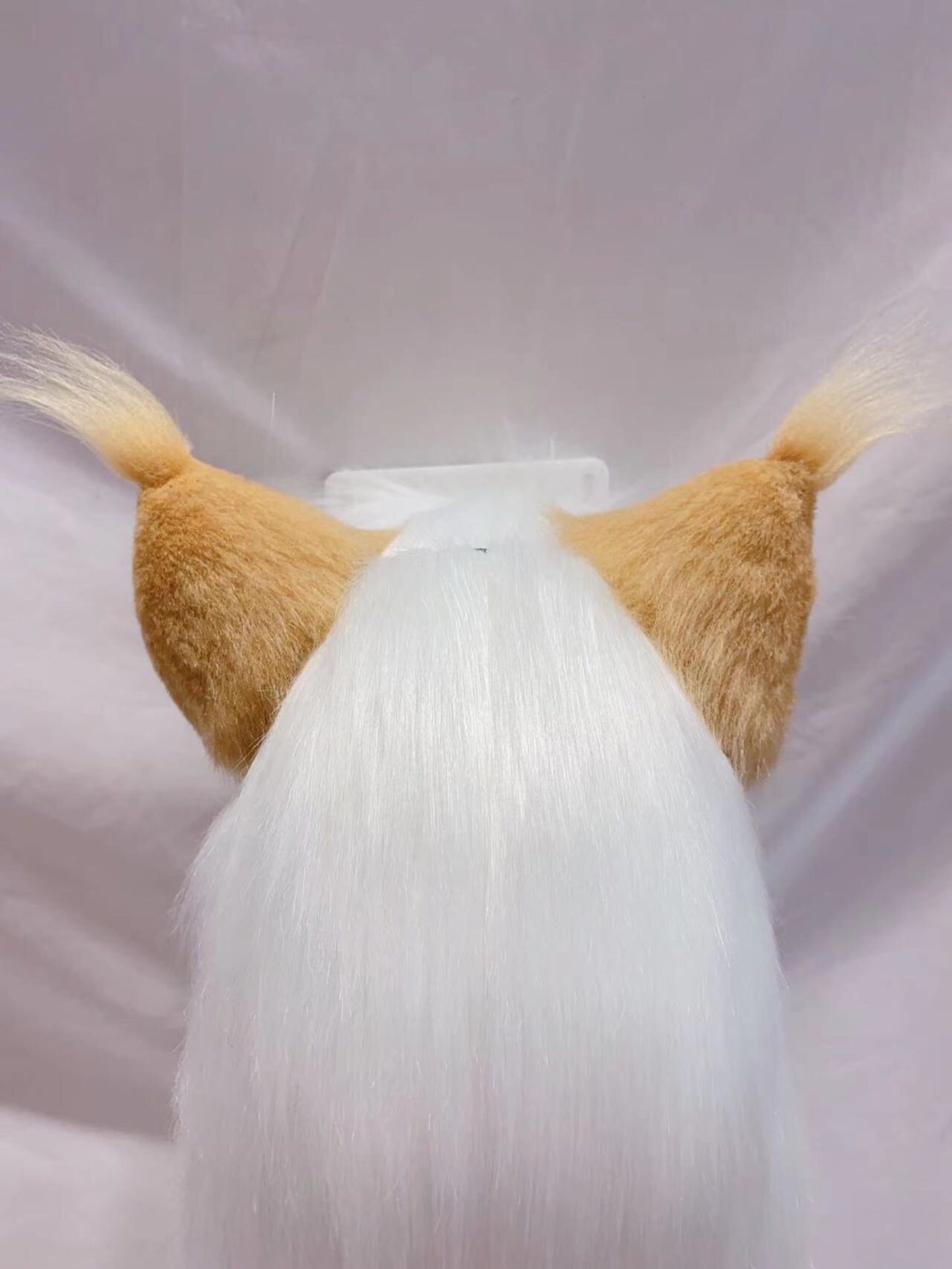 Cos Cat Ears Tail Set Fluffy Cosplay Cat Headband Hairband Cat Ears Costume Accessories Custom Animal Ears Furry Ears Faux Fur