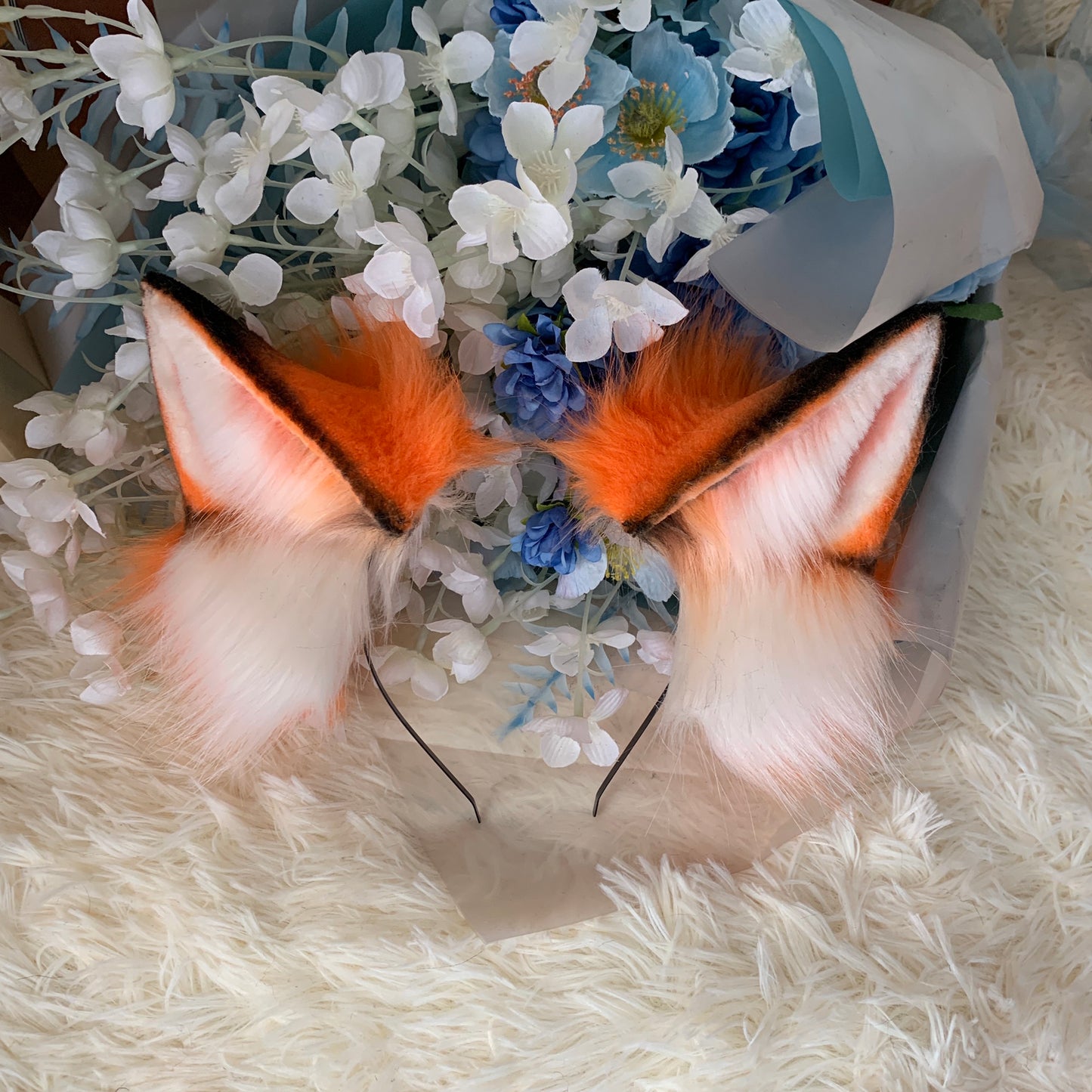 Cosplay Fox Ears Kit Cosplay Cat Headdress Hairband Cosplay Zootopia Nick Costume Accessories Custom Ears