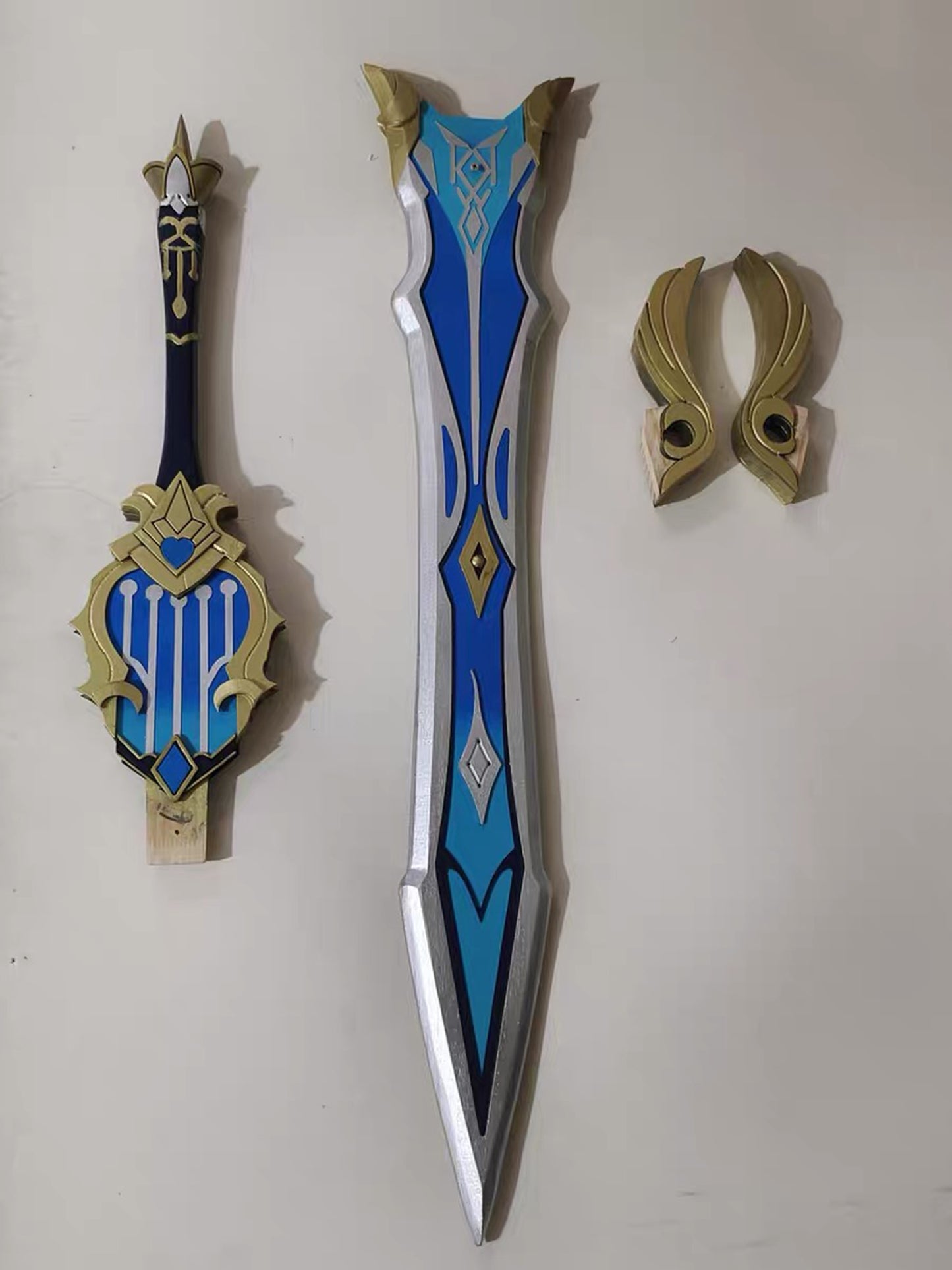 Song of Broken Pines Genshin Impact Eula Weapon Wood Sword Song of Broken Pines Weapon Genshin Impact Weapon Eula Sword Cosplay Accessories Other Cosplay Prop