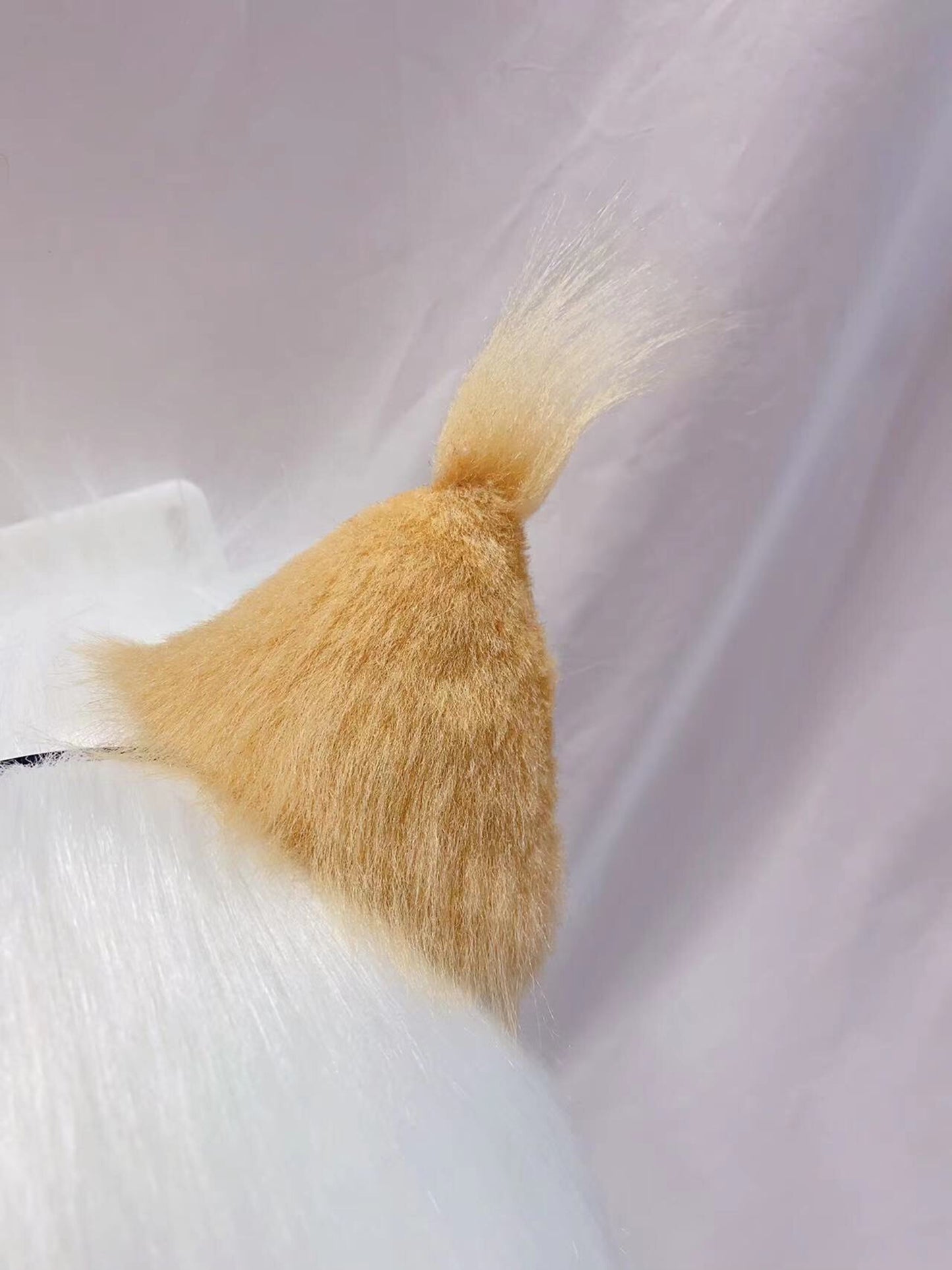Cos Cat Ears Tail Set Fluffy Cosplay Cat Headband Hairband Cat Ears Costume Accessories Custom Animal Ears Furry Ears Faux Fur