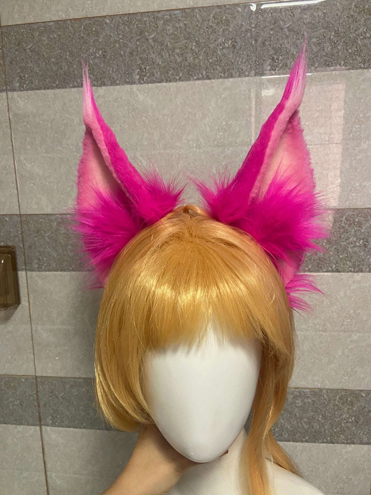 Ahri Cosplay Ears Kit LOL Ahri Cosplay Headdress Hairband Cosplay League of Legends Ears Ahri Costume Accessories