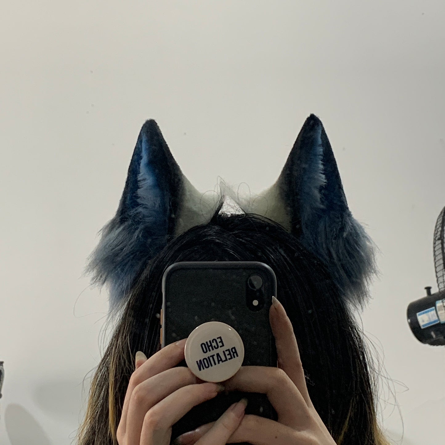 Cosplay Fox Ears Headband Kit Cosplay Lappland Headdress Hairband Cosplay Fox Costume Accessories Custom Animal