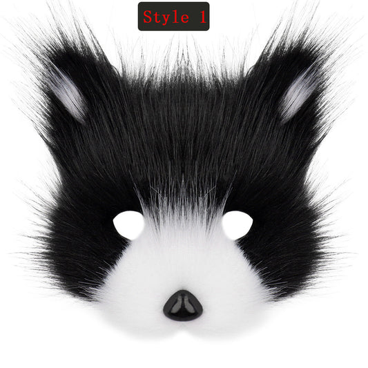 Cosplay Fox Mask Cosplay Headdress Halloween Cosplay Fox Costume Accessories Custom Animal Ears Furry Ears Faux Fur