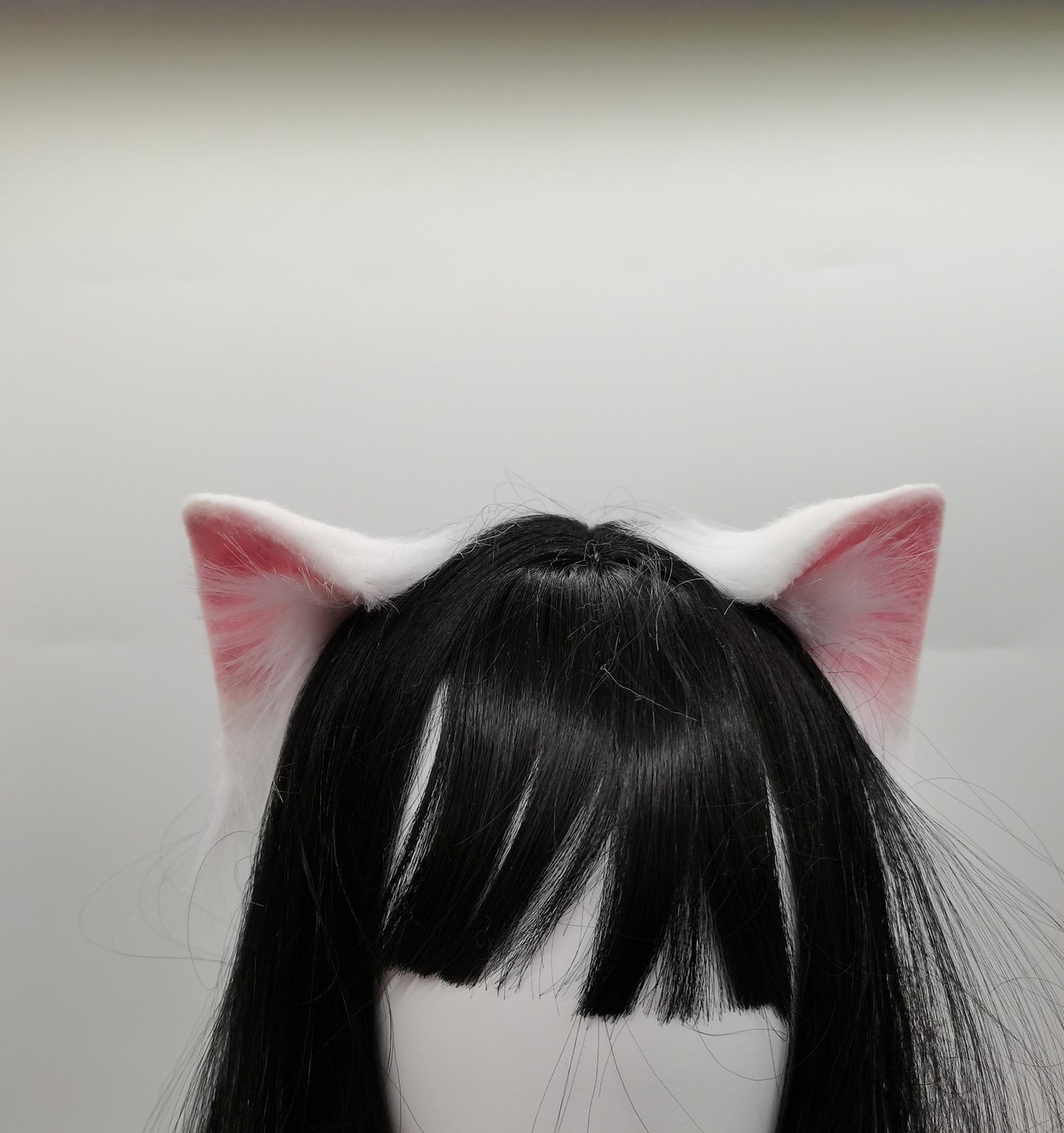 Cosplay Cat Ears Kit Cosplay Headband Hairband Cute White Cat Ears Costume Accessories Custom Animal Ears