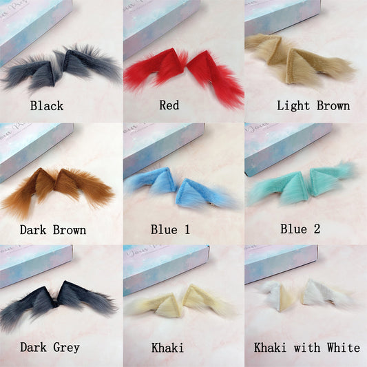 Multiple Colors Cat Ears Cosplay Cat Headband Hairband Black Cat Ears Red Hairclips Costume Accessories Custom Animal Ears