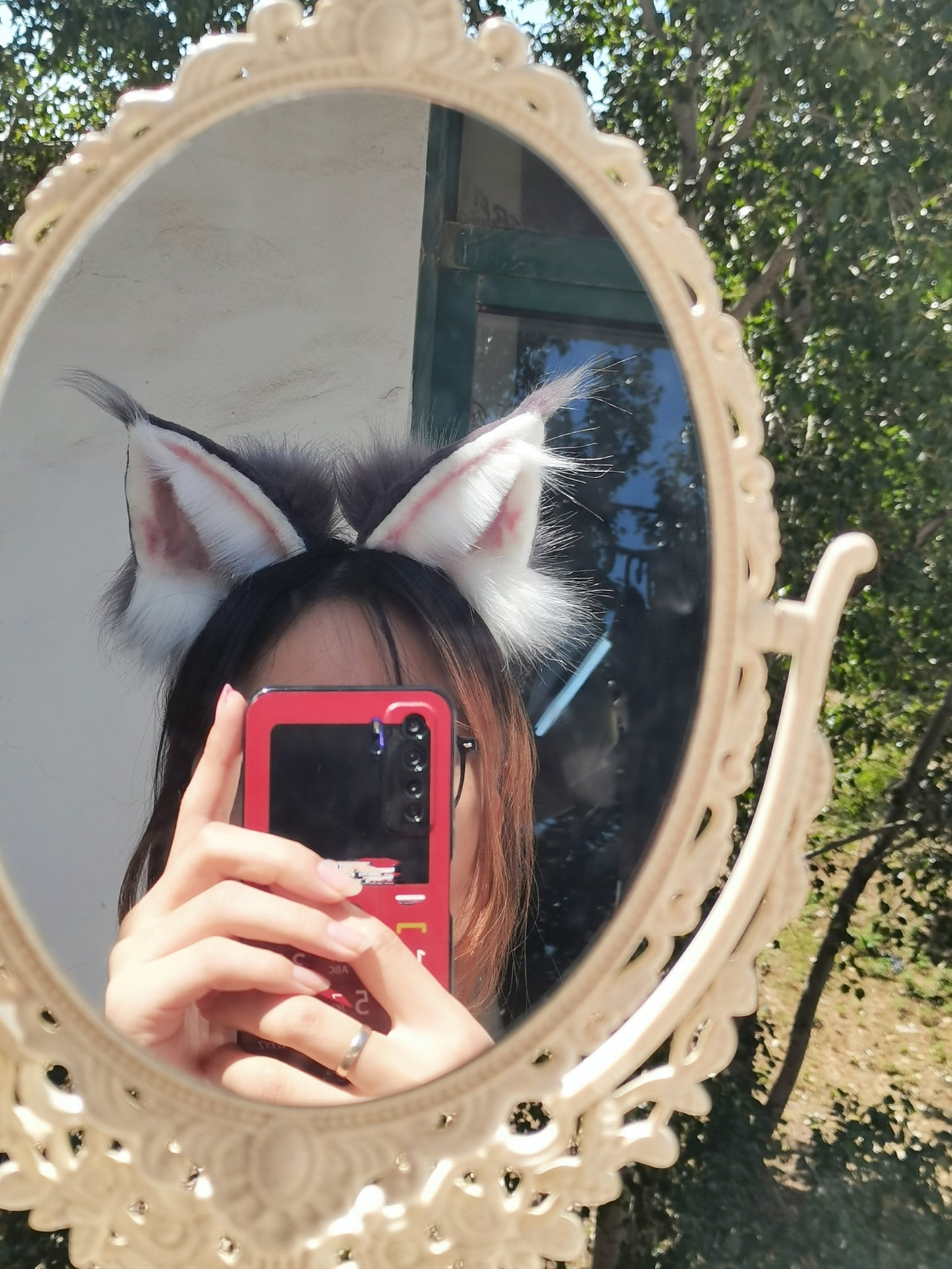 Cosplay Cat Ears Cosplay MaineCoon Cat Headband Hairband Cat Ears Hairclips Costume Accessories Custom Animal Ears Furry Ears Faux Fur