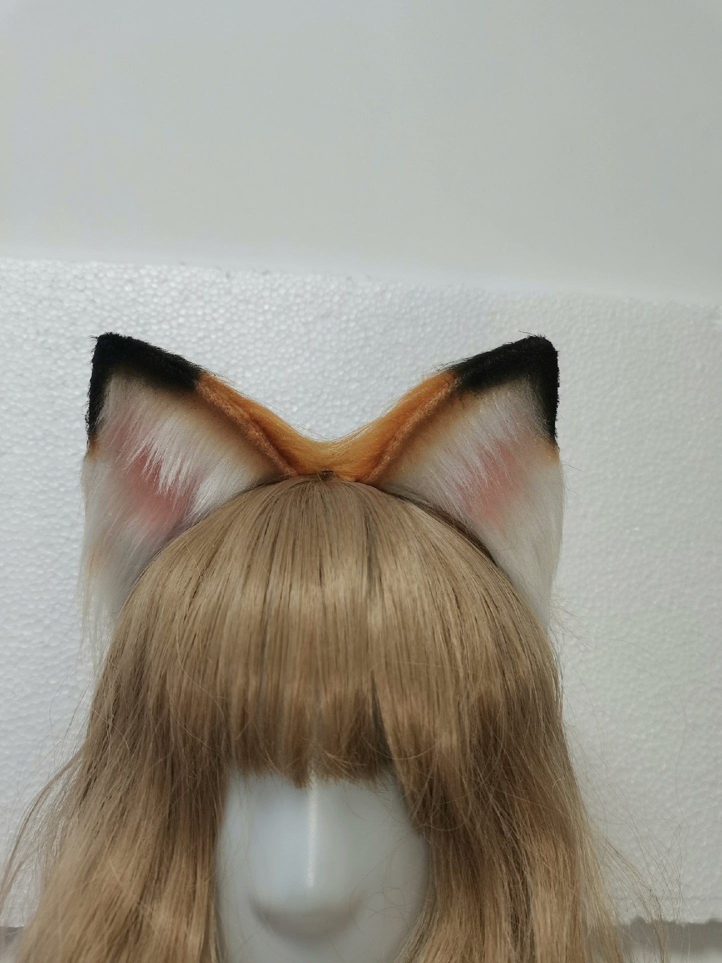 Cosplay Fox Ears Cos Fox Ears Headband Kit Cosplay Hairclips Hairband Cosplay Fox Costume Accessories Custom Animal Ears Furry Ears Faux Fur