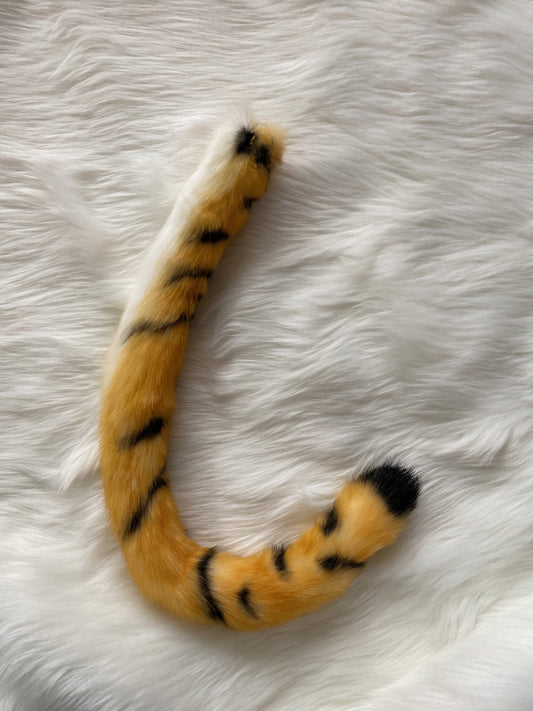 Cosplay Tiger Tail Kit Cosplay Brown/White Tail Cosplay Tiger Accessories Costume White Tiger Brown Tiger