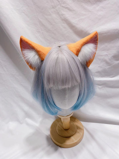 Cosplay Cat Heaband Cosplay Orange Cat headress Hairband Cat Ears Costume Accessories Custom Animal Ears