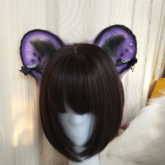 Cosplay Bear Ears Cosplay Mouse Headdress Hairband Cosplay Small Bear Ears Costume Mouse Accessories Custom Animal Ears