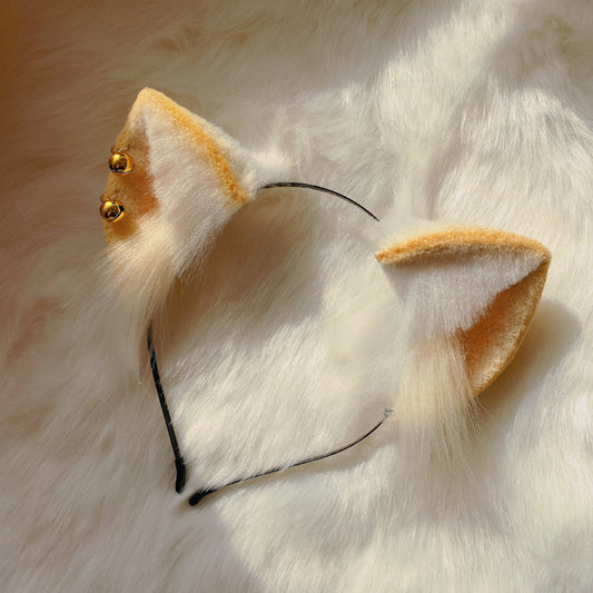Cosplay Cat Heaband Cosplay Fluffy Cat Headdress Hairband Cat Ears Costume Accessories Furry Ears Faux Fur Custom Animal Ears