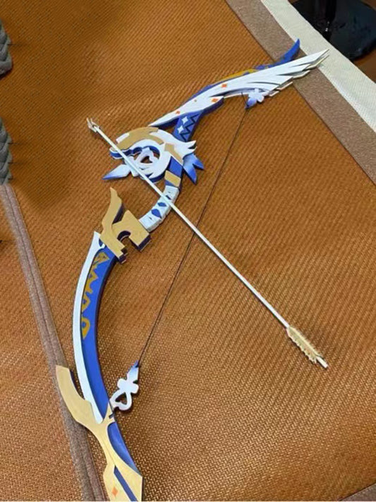 Amos' Bow Genshin Impact Weapon Wood Bow and Arrow Genshin Impact Amos' Bow Weapon Cosplay Strong-Willed Accessories Other Cosplay Prop