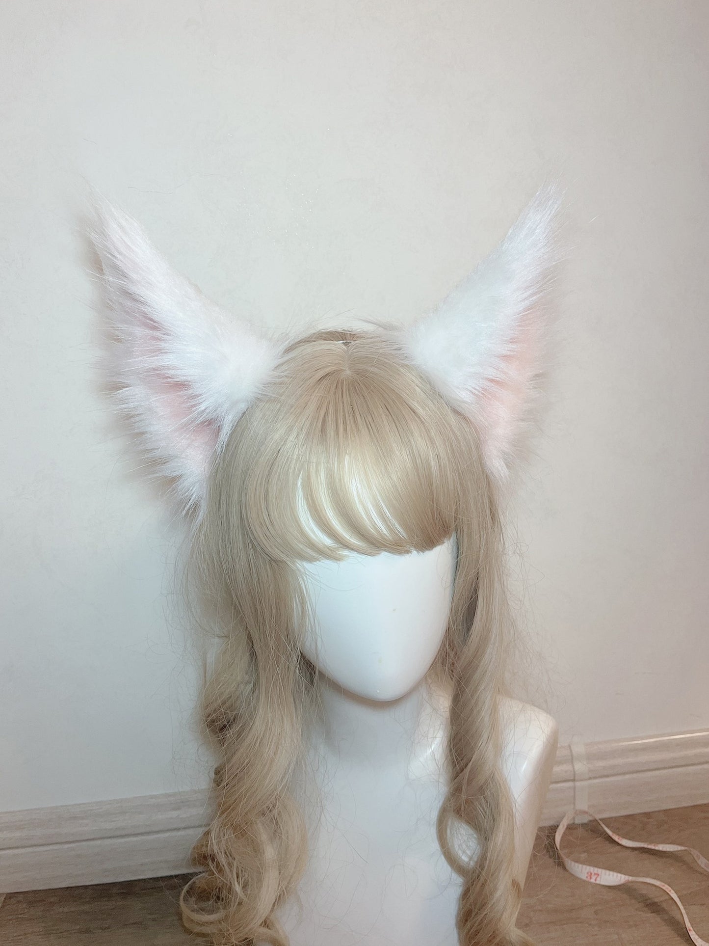 Cosplay Sariel Ears Cos Fox Ears Headband Kit Cosplay Light and Night Hairband Cosplay Fox Costume Accessories Custom Animal Ears Furry Ears Faux Fur