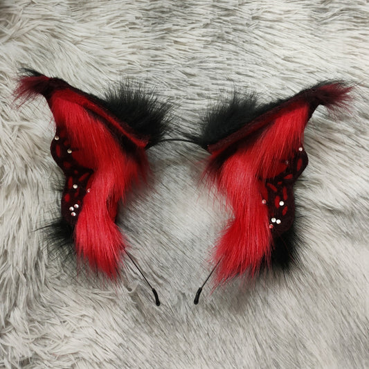 Cosplay Fox Ears Kit Cosplay Butterfly Fox Headband Bat Hairband Cosplay Animal Costume Accessories Custom Ears