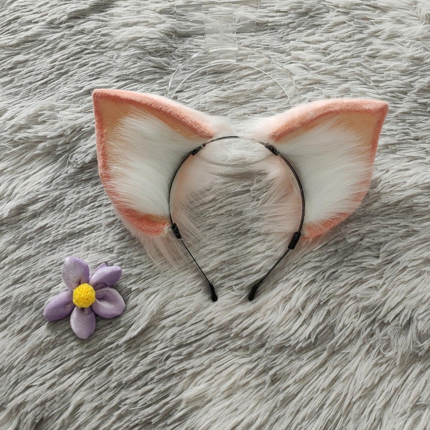 Cosplay Disney LinaBell Ears Tail Kit Cosplay Headdress Hairband Cosplay LinaBell Costume Accessories Custom Animal Ears