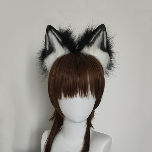 Cosplay Fox Ears Cosplay Fox Headband Cosplay Alaska Hairband Cosplay Animal Costume Accessories Custom Wolf Ears Furry Ears Faux Fur