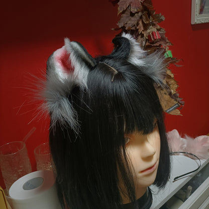 Cosplay Curly Cat Ears Cosplay Fox Headband Hairband Costume Dog Accessories Custom Animal Ears